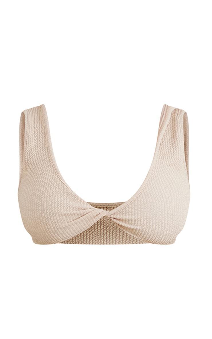 Stone Crinkle Fuller Bust Bikini Top Product Image