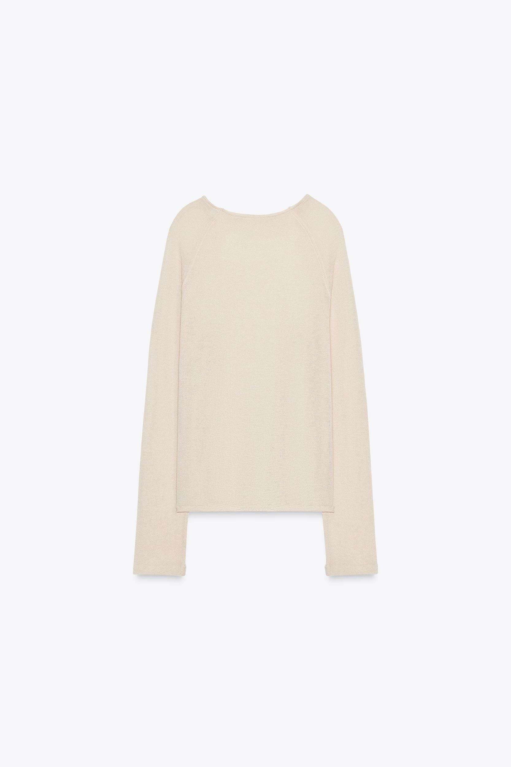 LONG SLEEVE T-SHIRT WITH WOOL Product Image