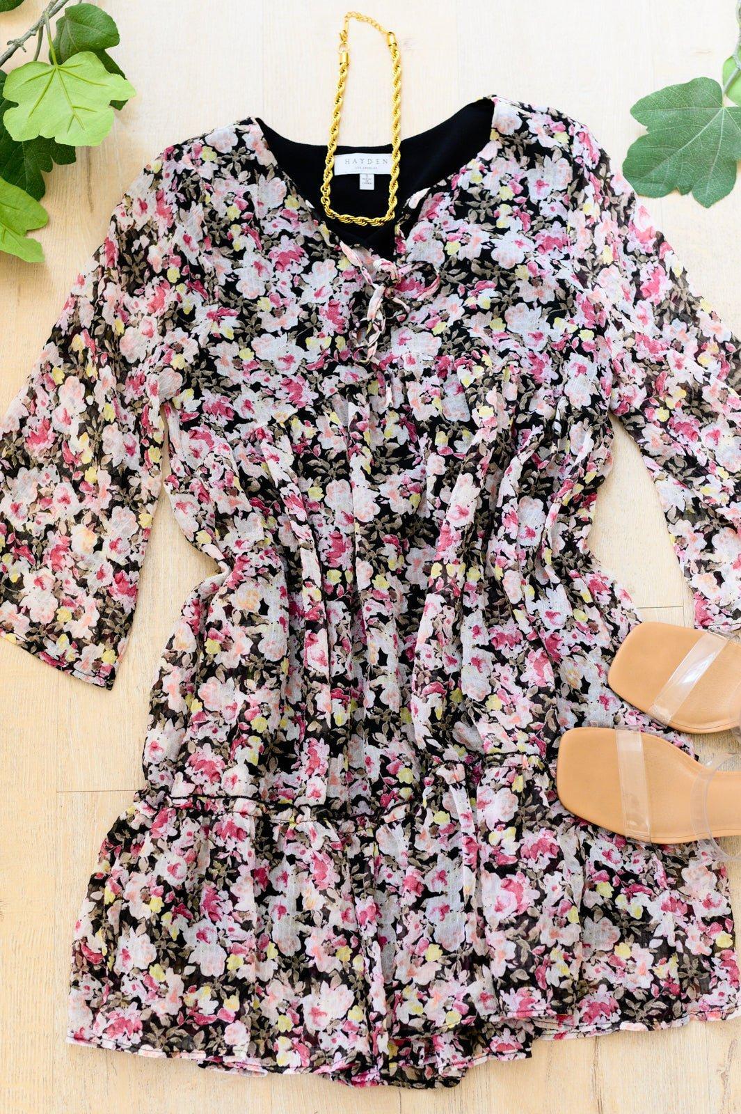 Just a Flirt Pleated Skirt in Magenta Product Image