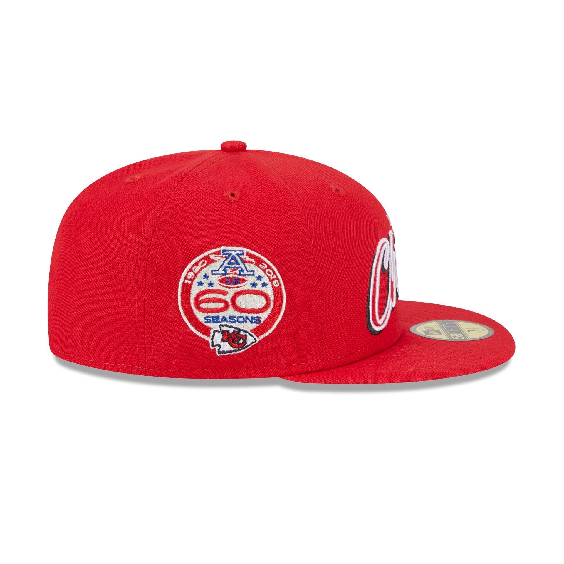 Kansas City Chiefs Script Sided 59FIFTY Fitted Hat Male Product Image