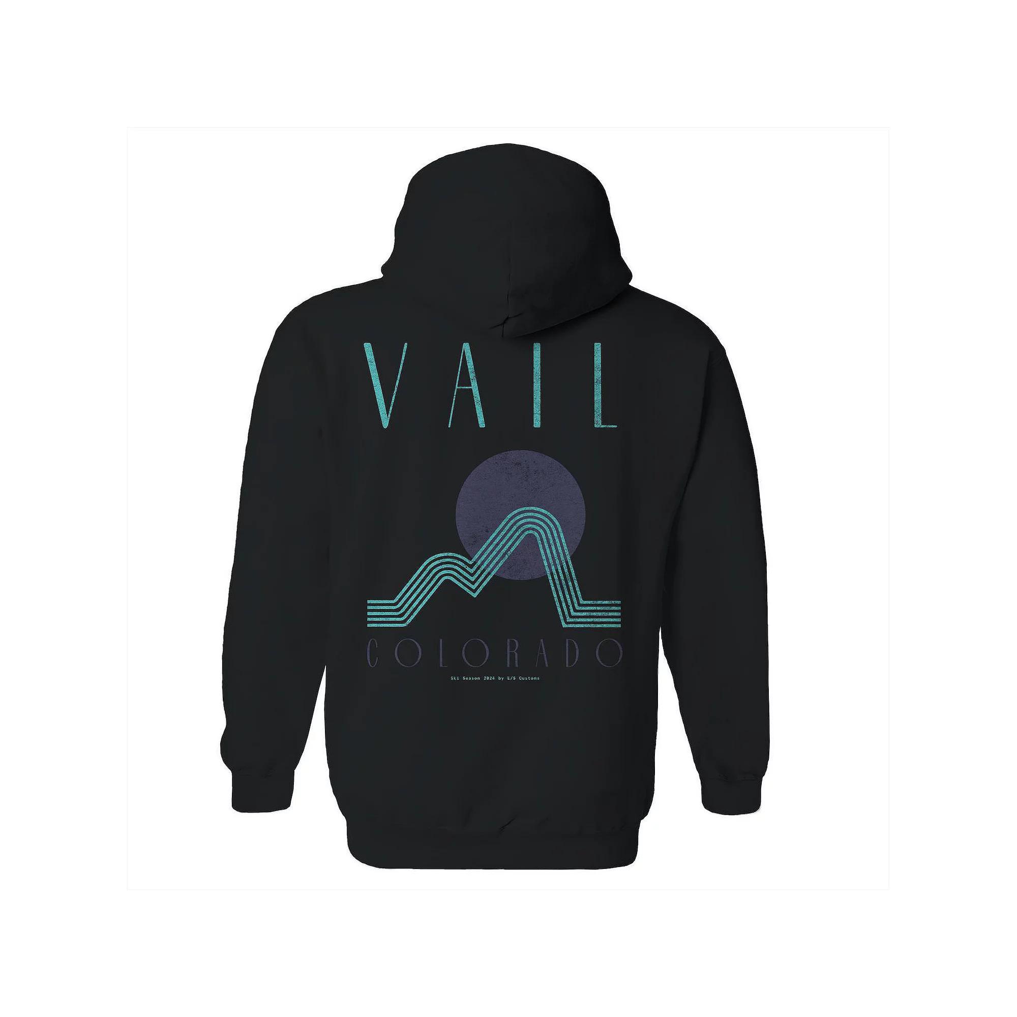Men's Vail Black Graphic Hoodie, Size: Small Product Image