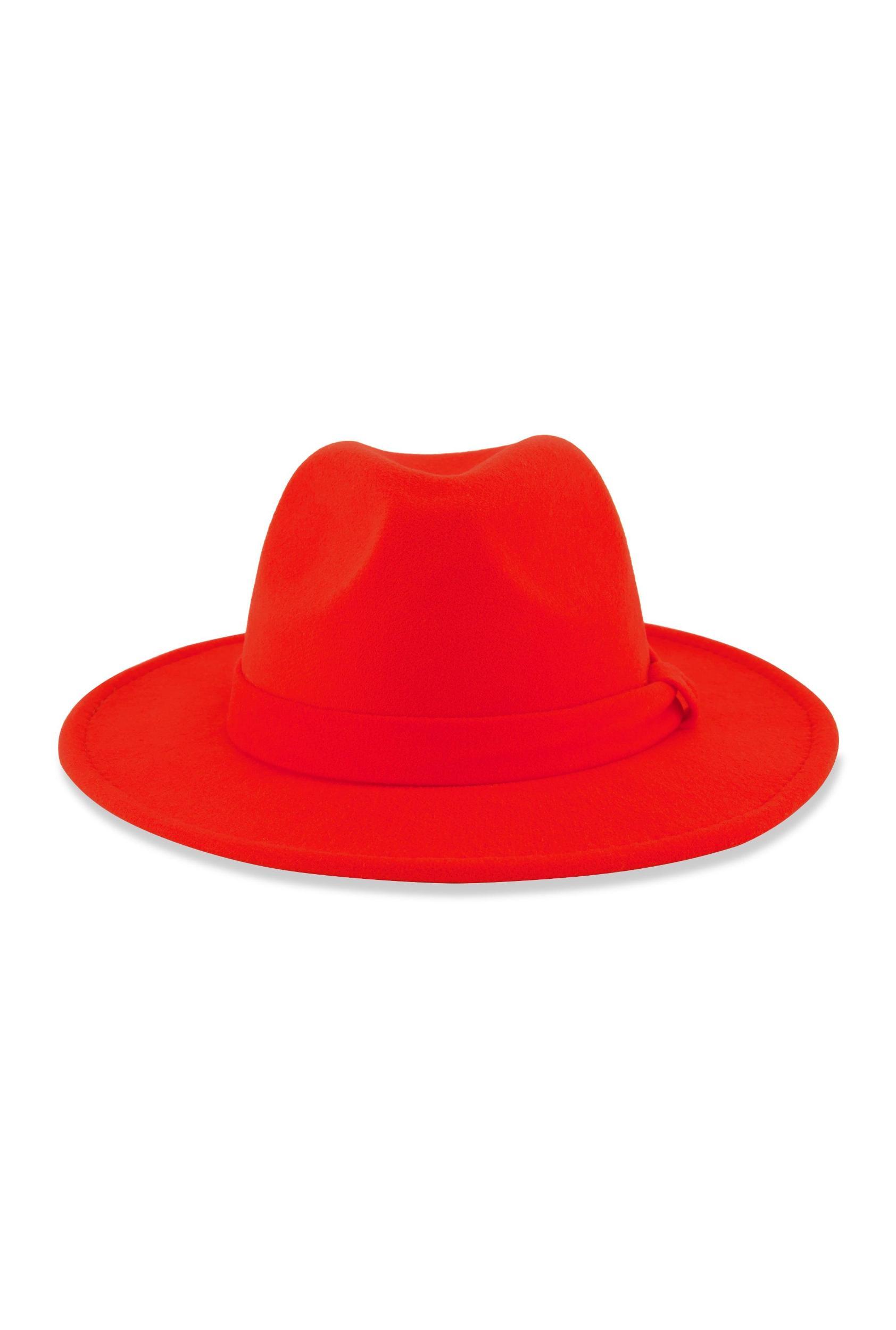 Solid Felt Fedora Female Product Image