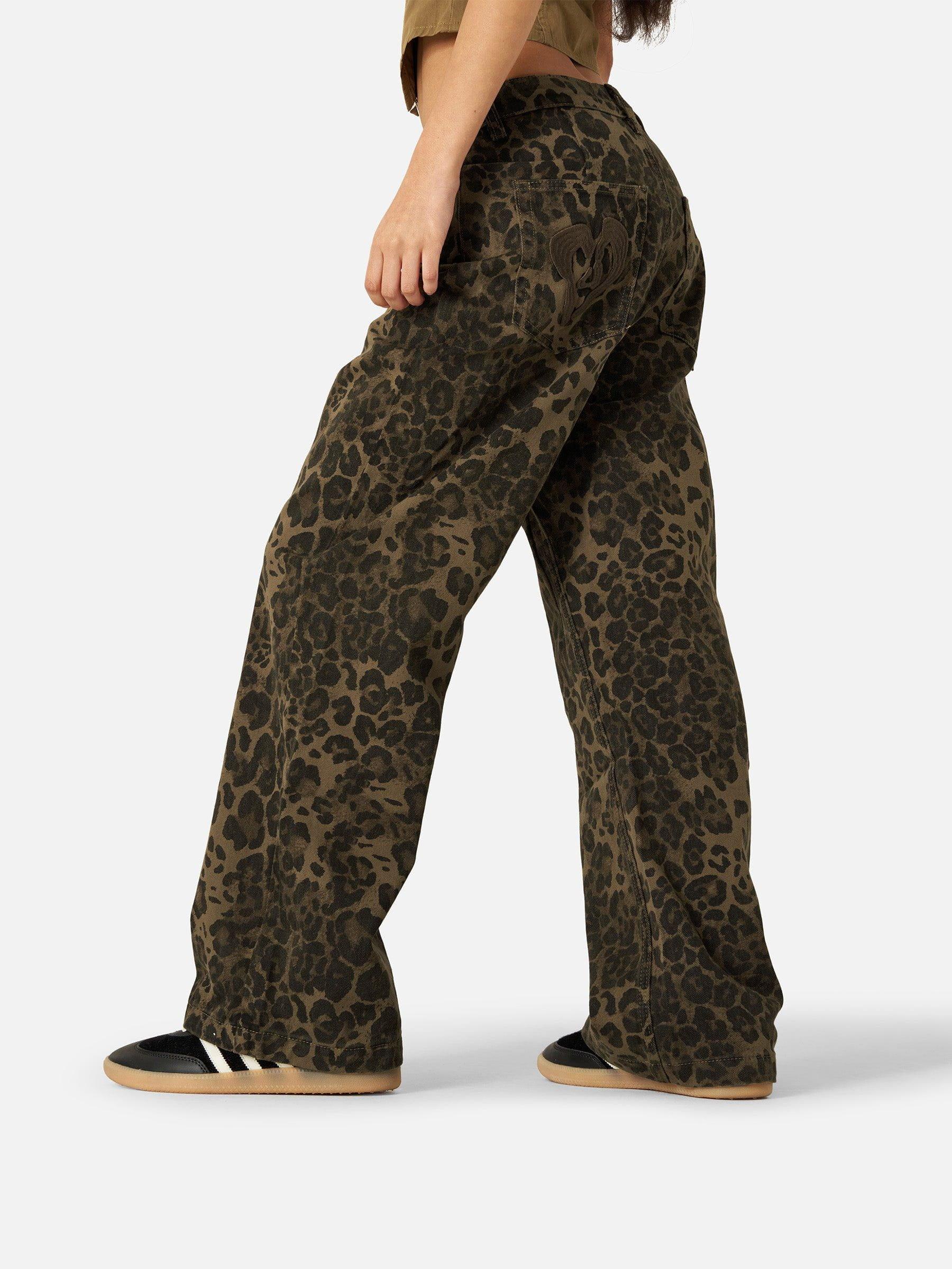 Aelfric Eden Leopard Print Jeans Product Image