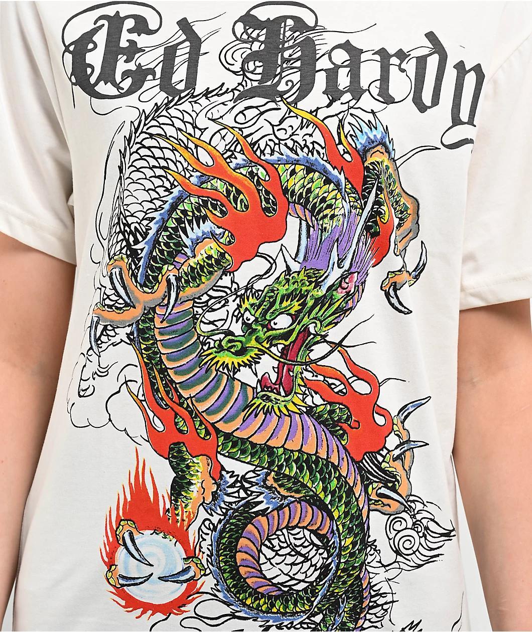 Ed Hardy Japan Dragon Natural T-Shirt Product Image