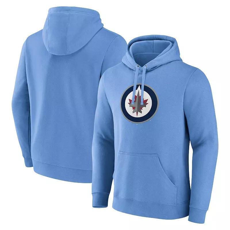 Men's Fanatics Blue Winnipeg Jets Alternate Graphic Fleece Pullover Hoodie, Size: XL, Jts Blue Product Image