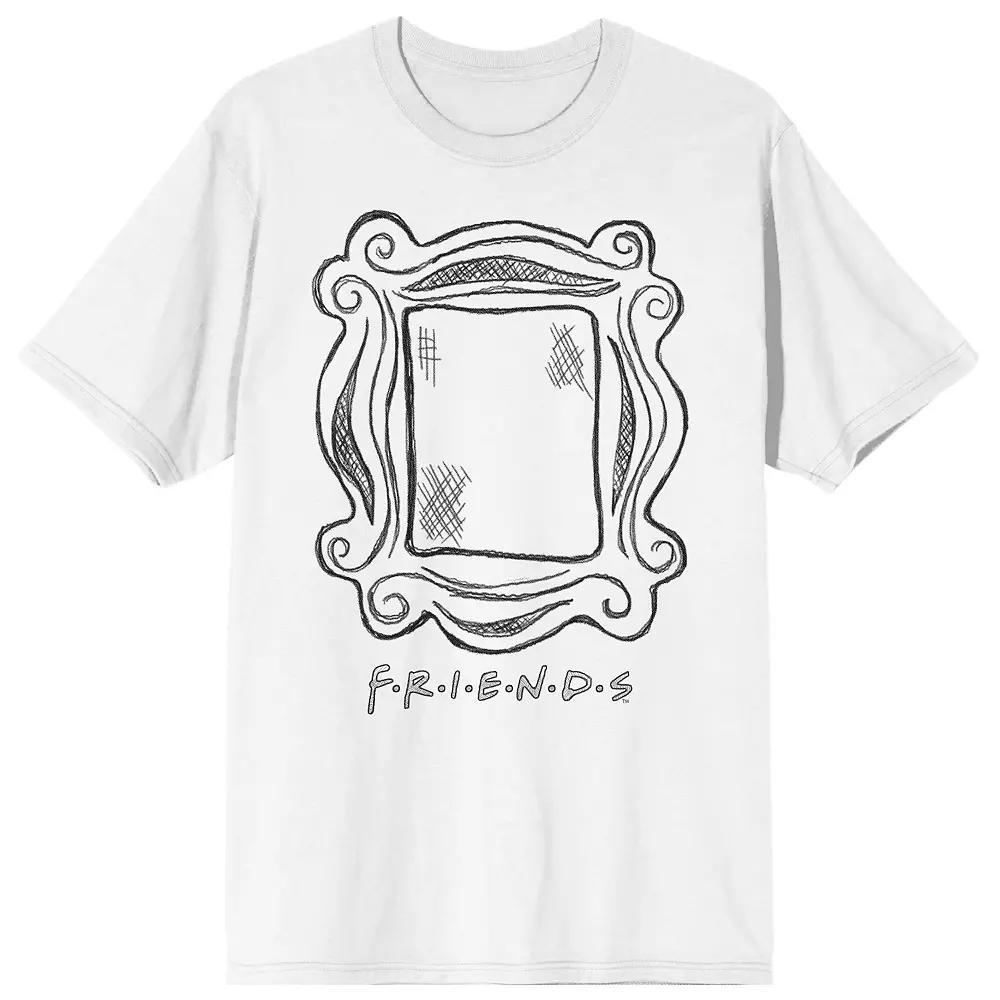 Men's Friends Golden Mirror Tee, Size: XL, Black Product Image