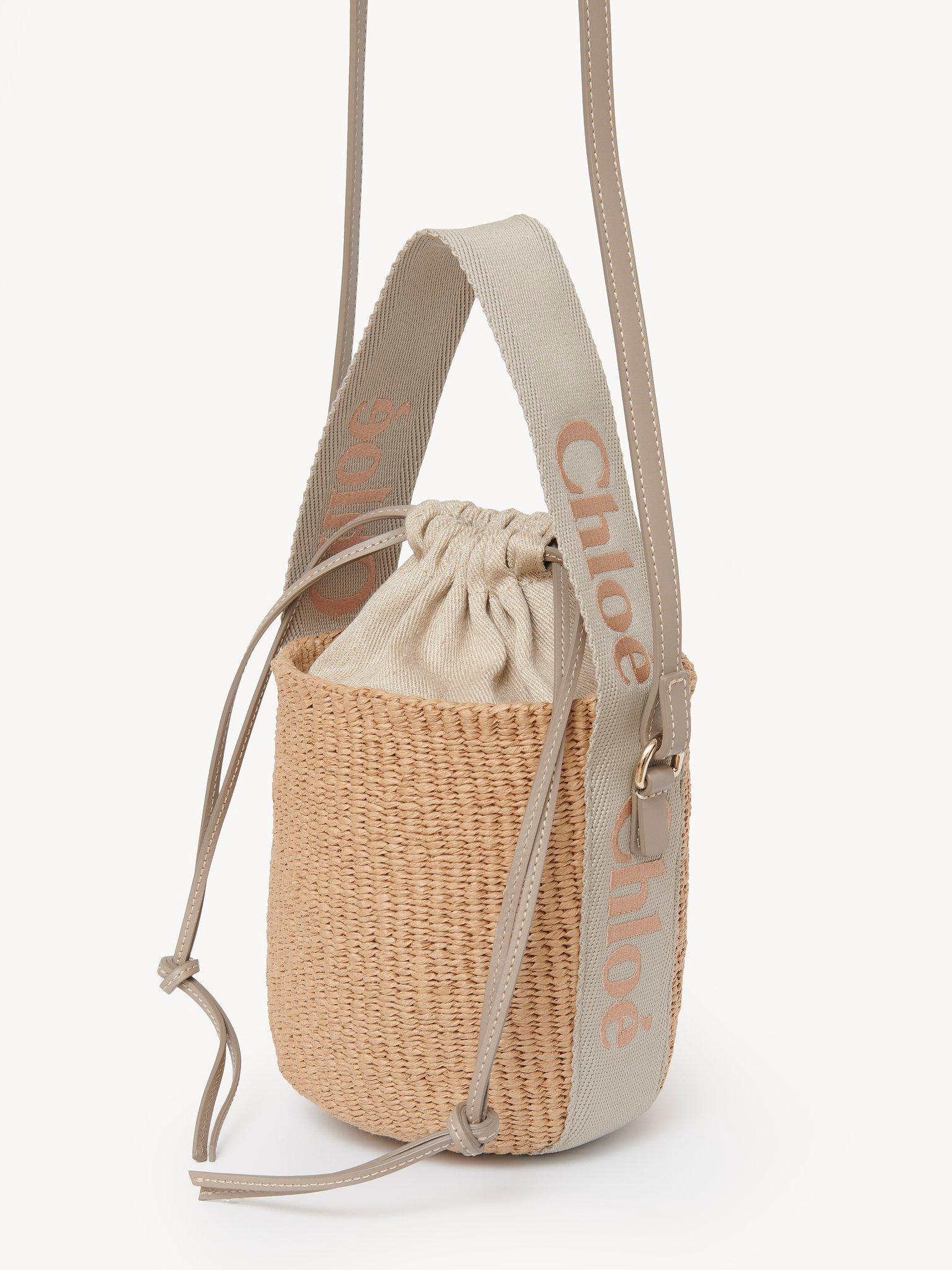 Small Woody basket in natural fibers Product Image
