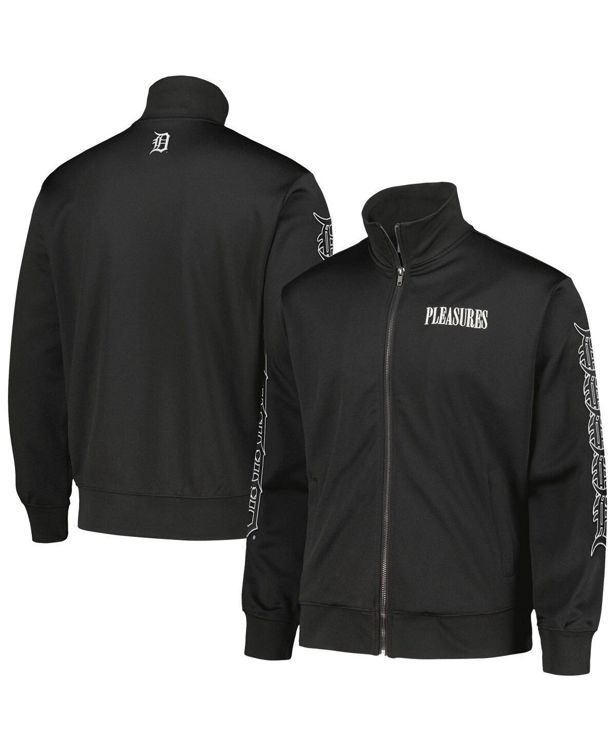 Men's Black New York Yankees Pitcher Full-Zip Track Jacket, Size: XL Product Image