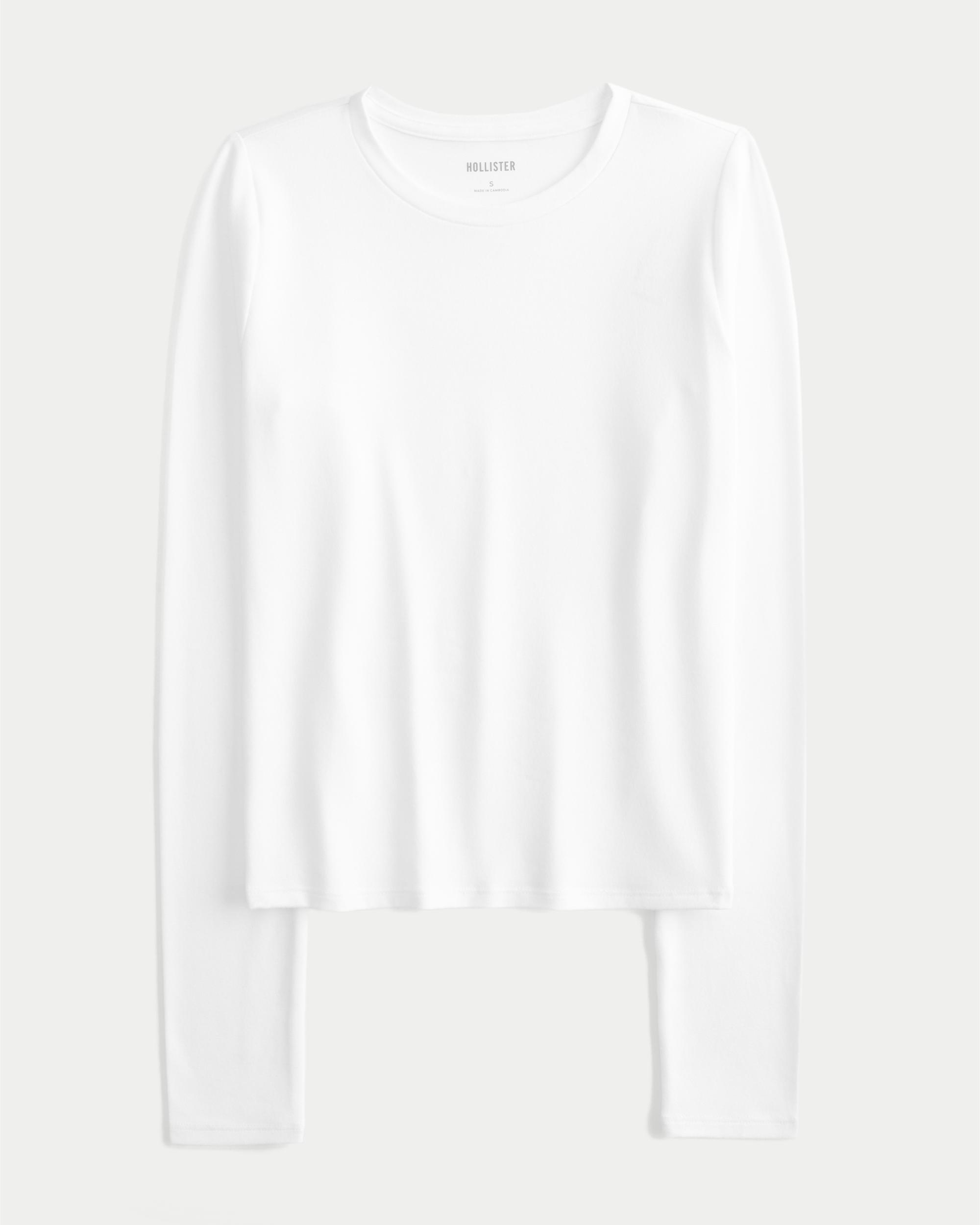 Seamless Fabric Long-Sleeve Crew Top Product Image