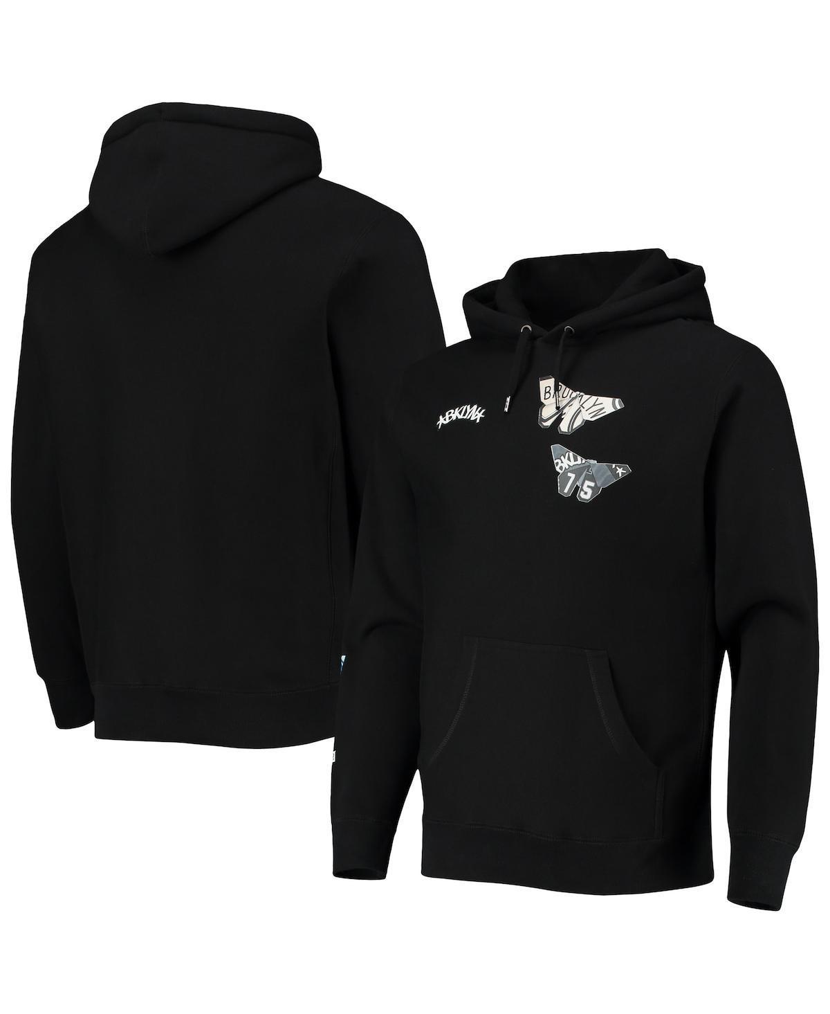 Men's Black Brooklyn Nets NBA x Sue Tsai Pullover Hoodie, Size: 3XL Product Image