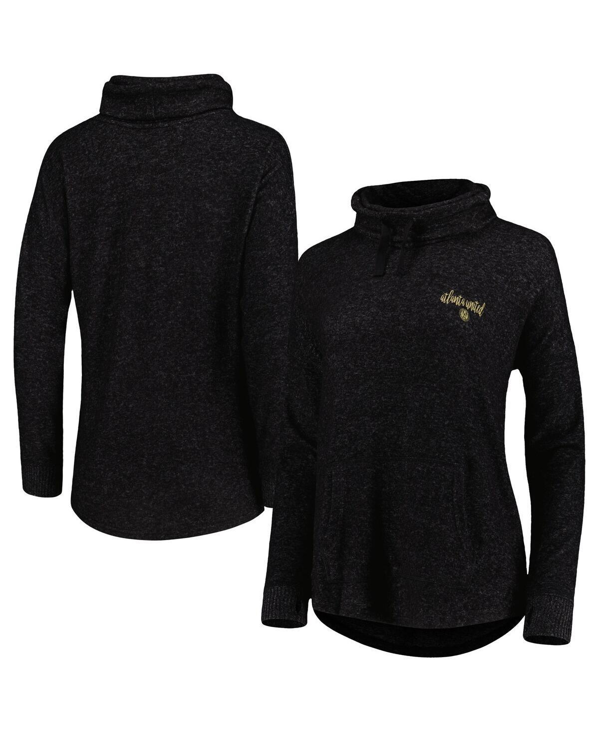Women's Heathered Black Atlanta United FC Cuddle Tri-Blend Pullover Sweatshirt, Size: Medium, Atu Charco Product Image
