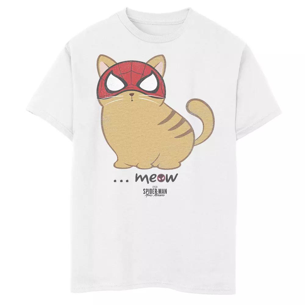 Boys 8-20 Marvel Spider-Man Miles Morales Spider-Cat Portrait Graphic Tee, Boys Product Image