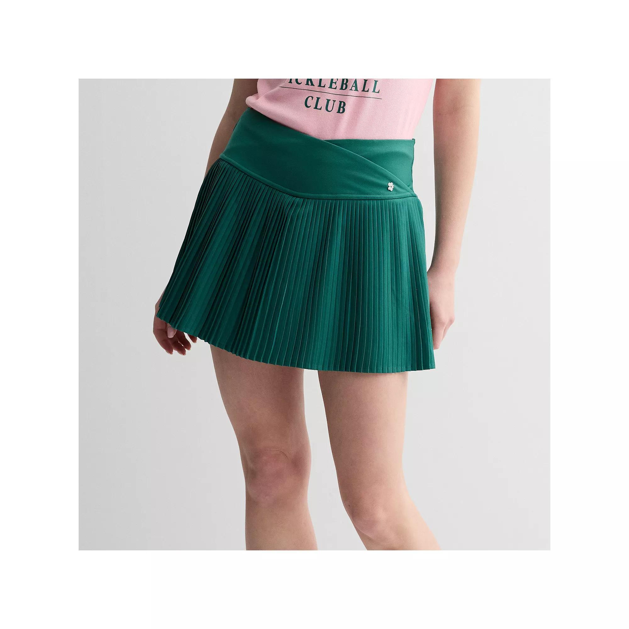 Women's Limited Too Pleated Athletic Skirt, Girl's, Size: Medium, Green Product Image