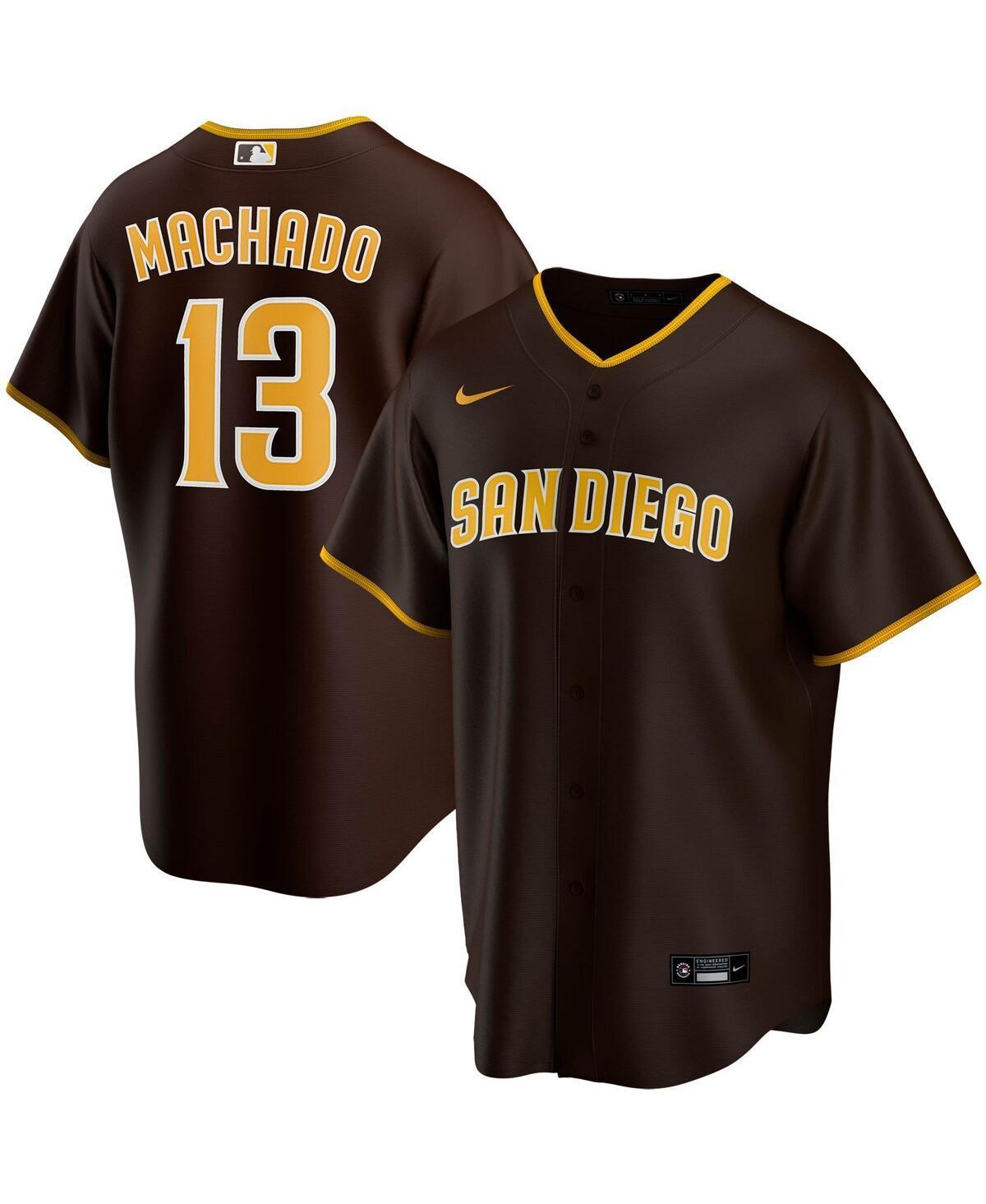 Men's Nike Manny Machado Brown San Diego Padres Alternate Replica Player Jersey, Size: Medium Product Image