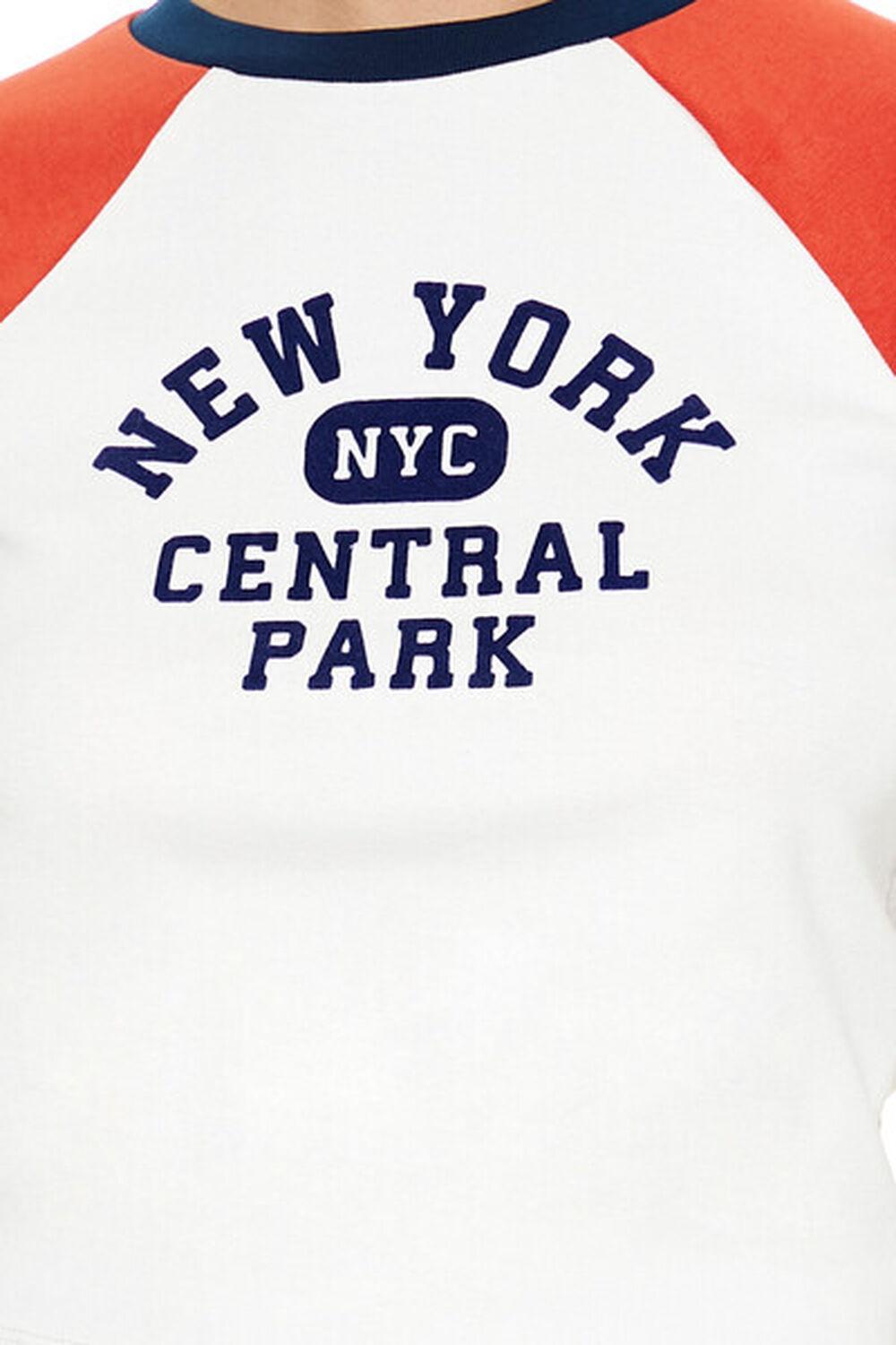 New York Cropped Raglan Tee | Forever 21 Product Image