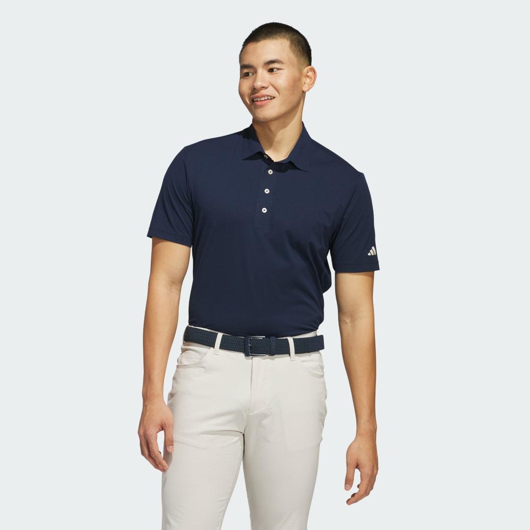 adidas Ultimate365 Twistknit Tour Polo Shirt Black 2XL Mens Product Image