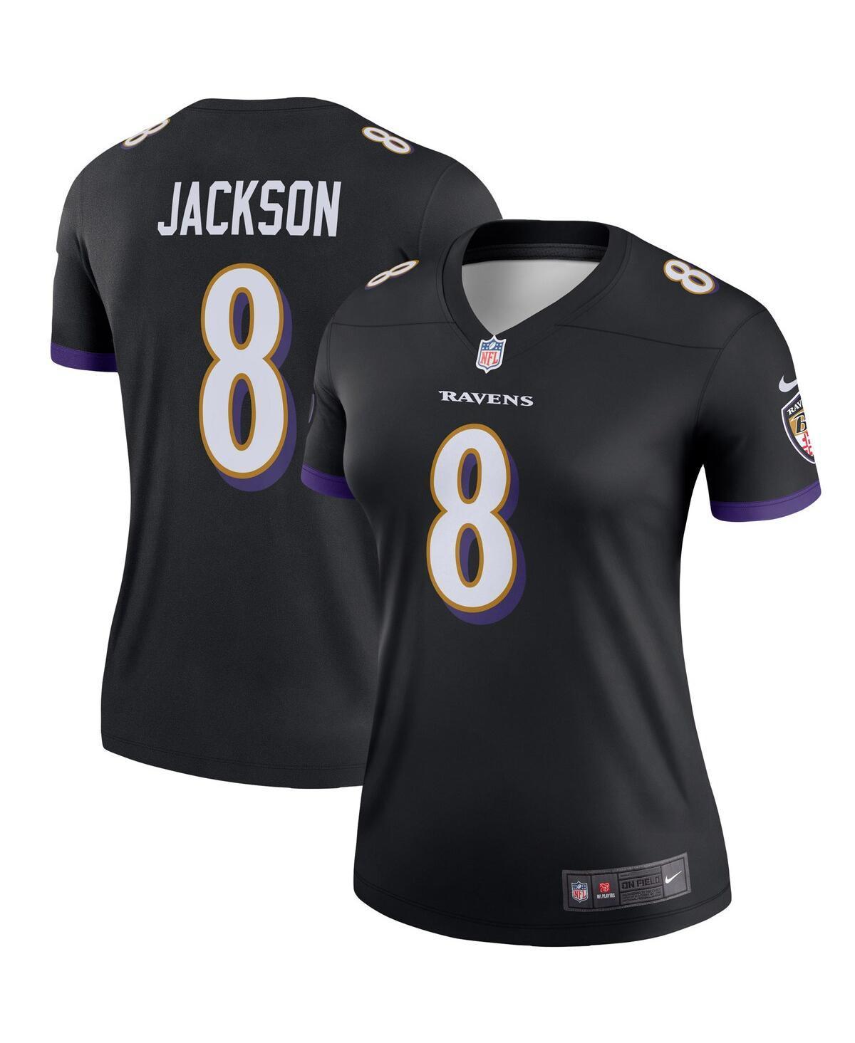 Women's Nike Lamar Jackson Black Baltimore Ravens Legend Team Jersey, Size: Small Product Image