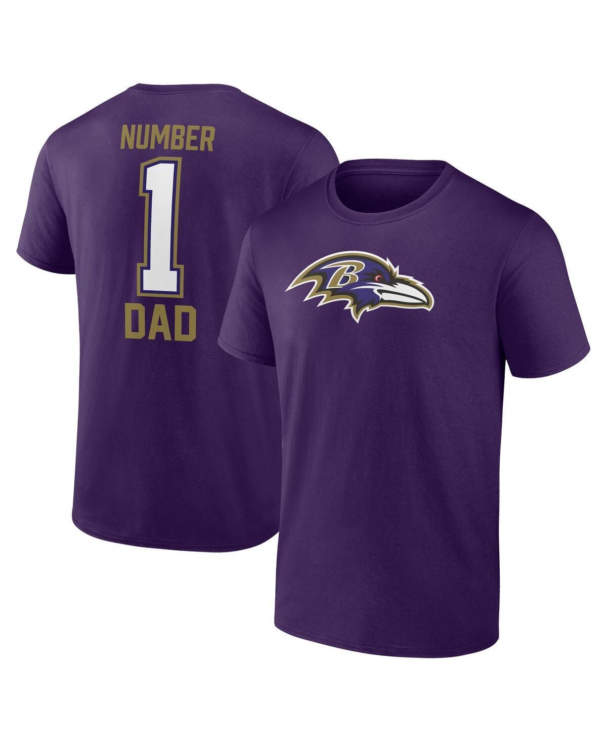 Men's Fanatics Branded Black New Orleans Saints #1 Dad T-Shirt, Size: 4XB Product Image