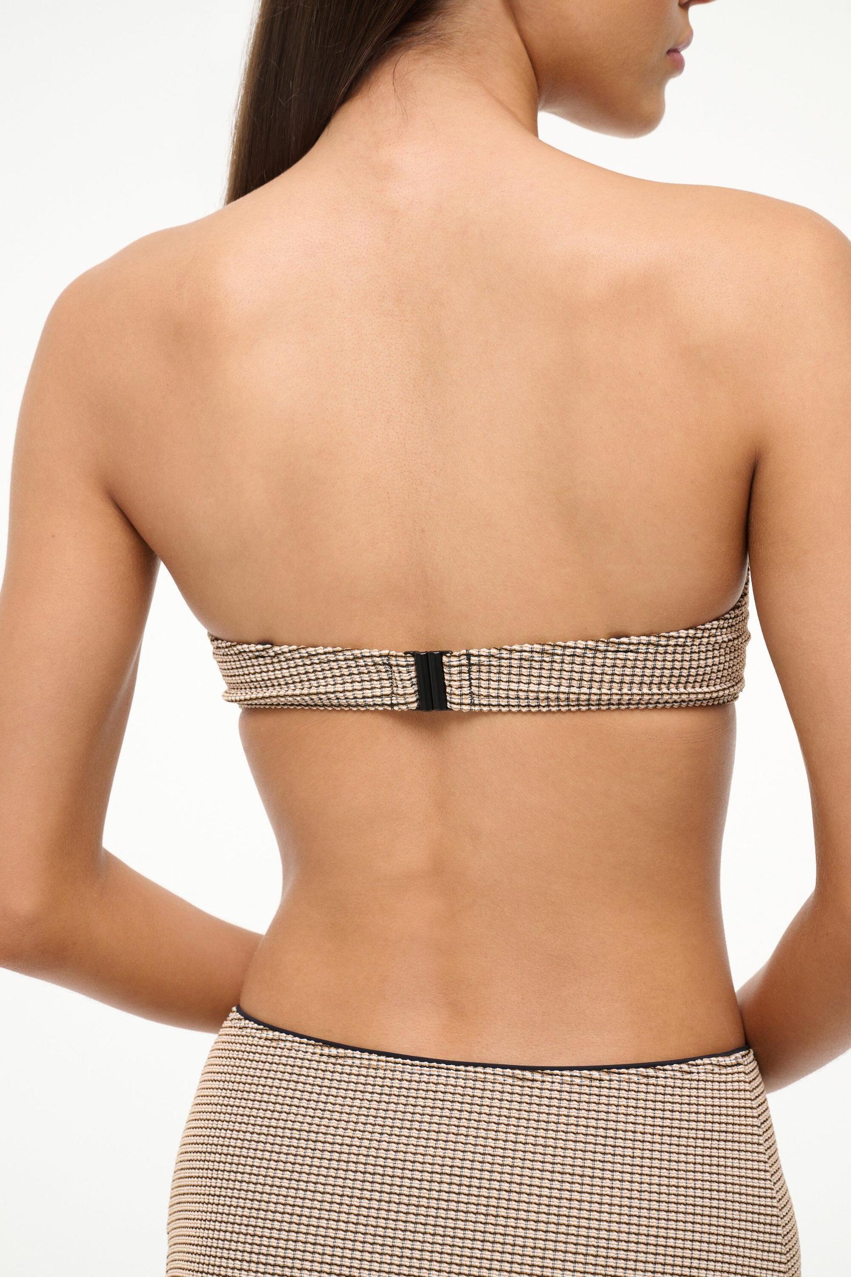 JO BALCONETTE BIKINI TOP | NATURAL PIQUE Product Image