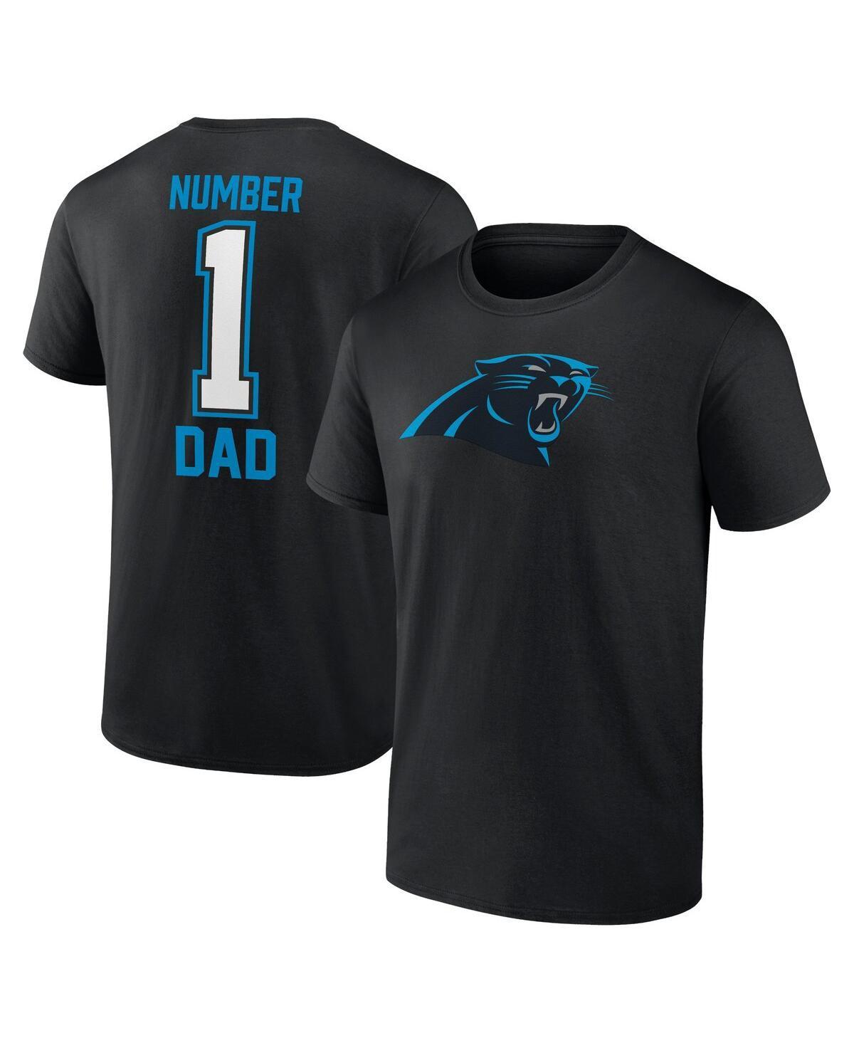Men's Fanatics Branded Black New Orleans Saints #1 Dad T-Shirt, Size: 4XB Product Image