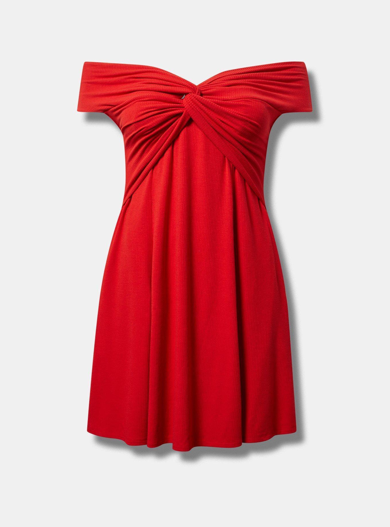 Off-Shoulder Mini Dress Product Image