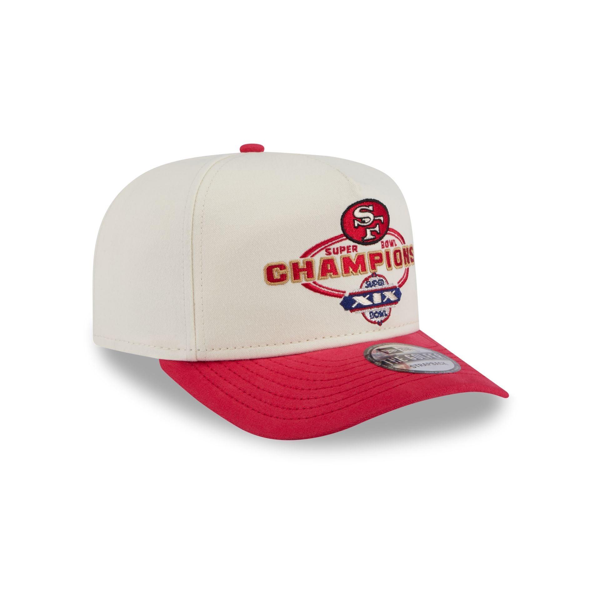 San Francisco 49ers Chrome White Champions Golfer Hat Male Product Image