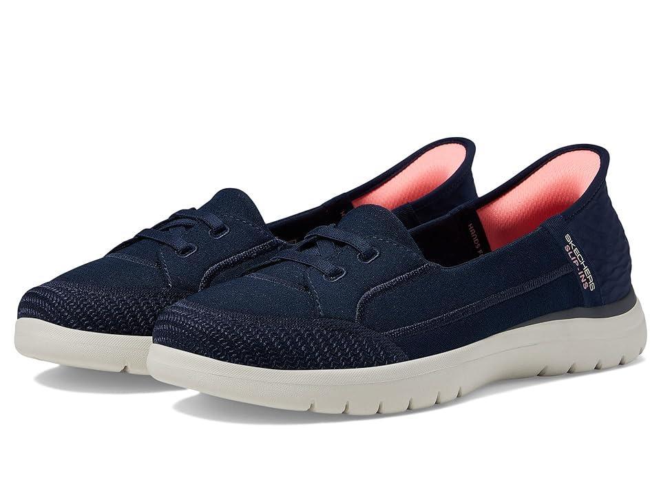 Skechers Hands Free Slip-ins™ On-the-GO® Flex Top Notch Women's Shoes, Size: 7, Blue Product Image