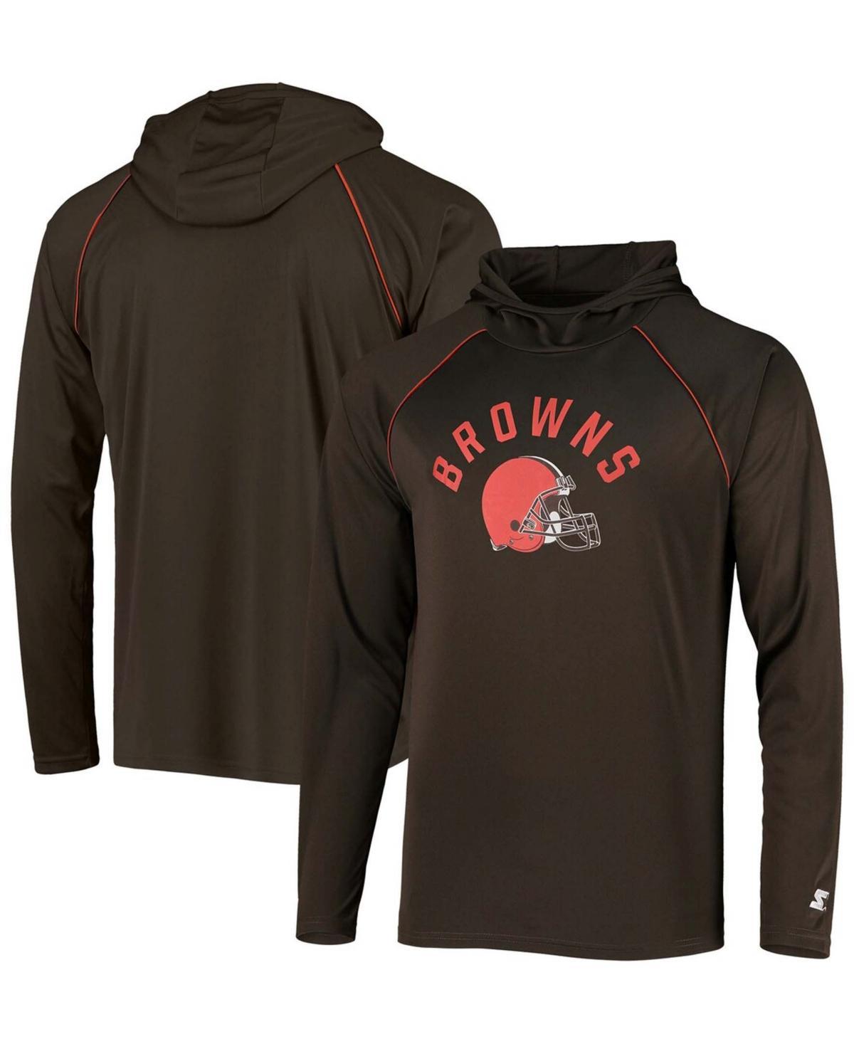 Mens Starter Cleveland s Raglan Long Sleeve Hoodie T-Shirt Product Image