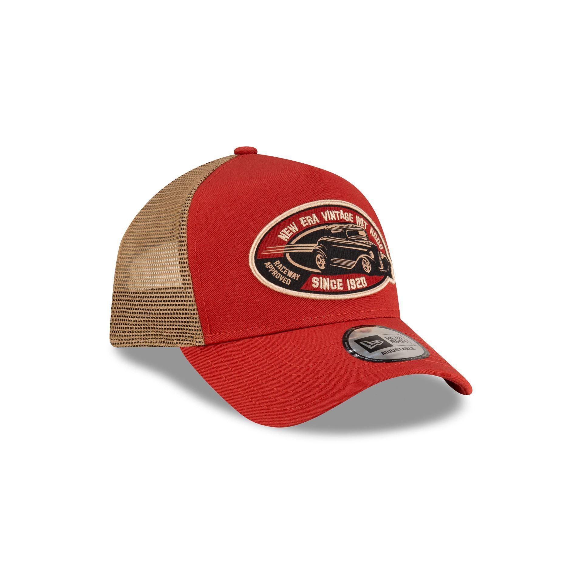 New Era Cap Red Hot Rod 9FORTY A-Frame Trucker Hat Male Product Image
