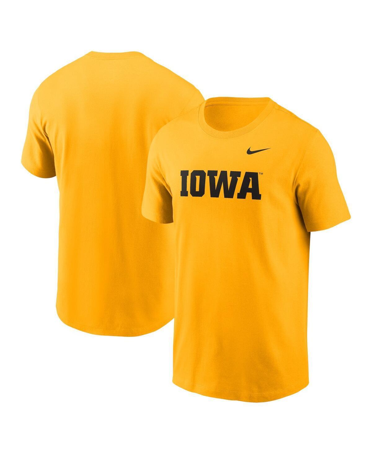 Men's Nike White Iowa Hawkeyes Primetime Wordmark T-Shirt, Size: 2XL Product Image