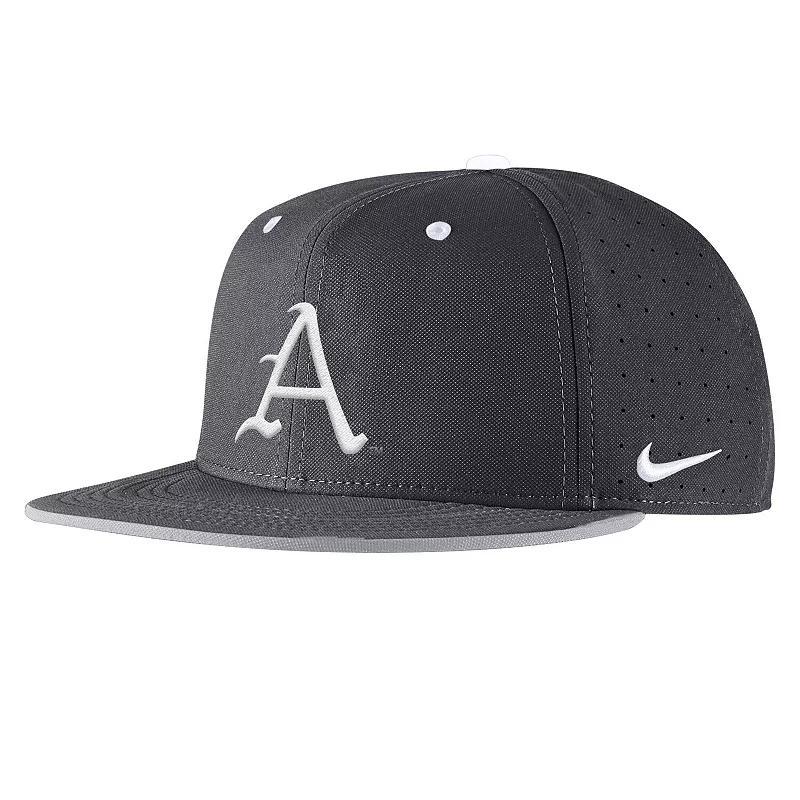 Men's Nike Green Ole Miss Rebels  On-Field Baseball Performance Fitted Hat, Size: 7 1/2 Product Image