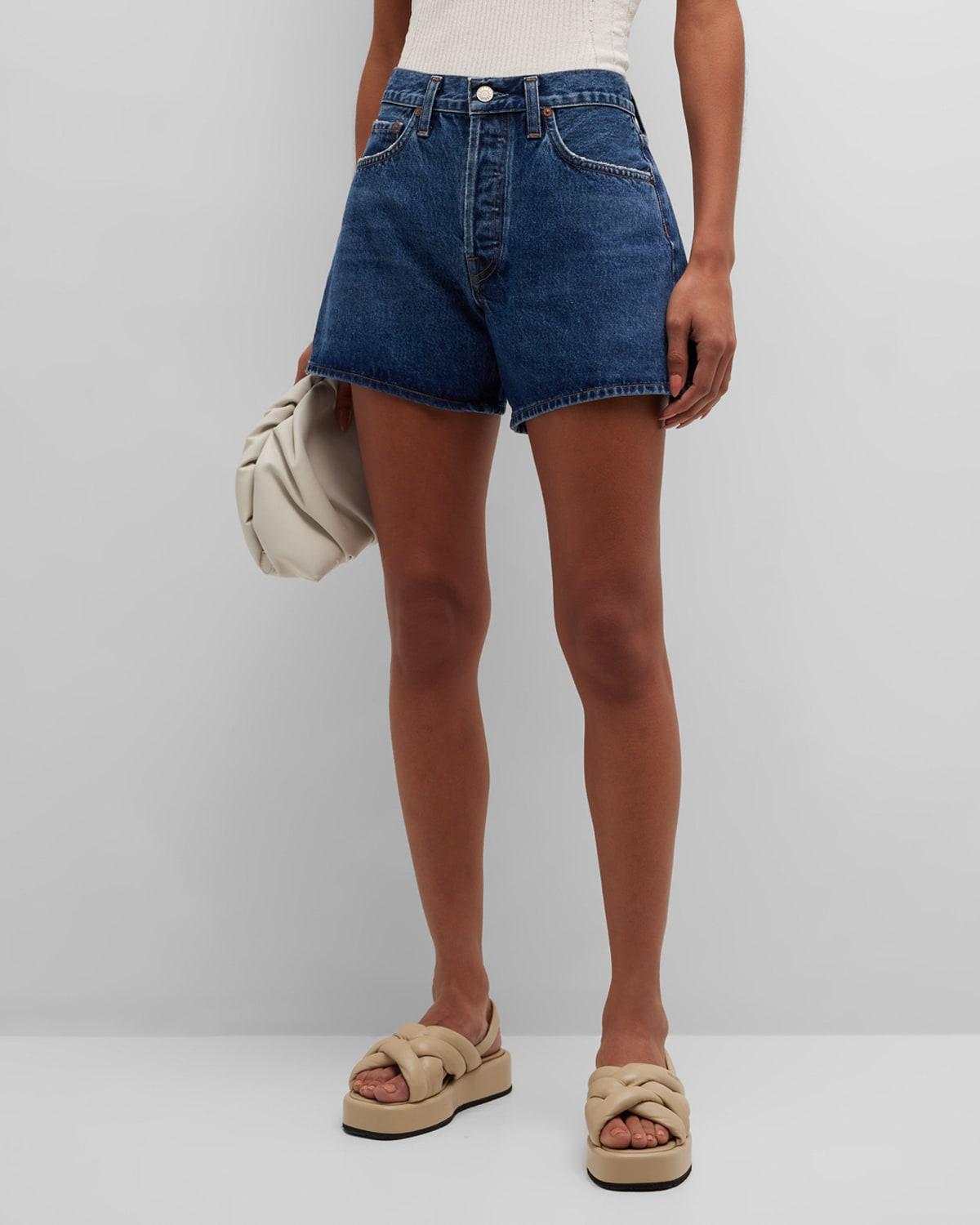 Womens Parker High-Rise Denim Shorts Product Image