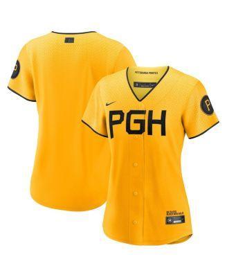Women's Nike  Gold Pittsburgh Pirates 2023 City Connect Replica Jersey, Size: Medium Product Image