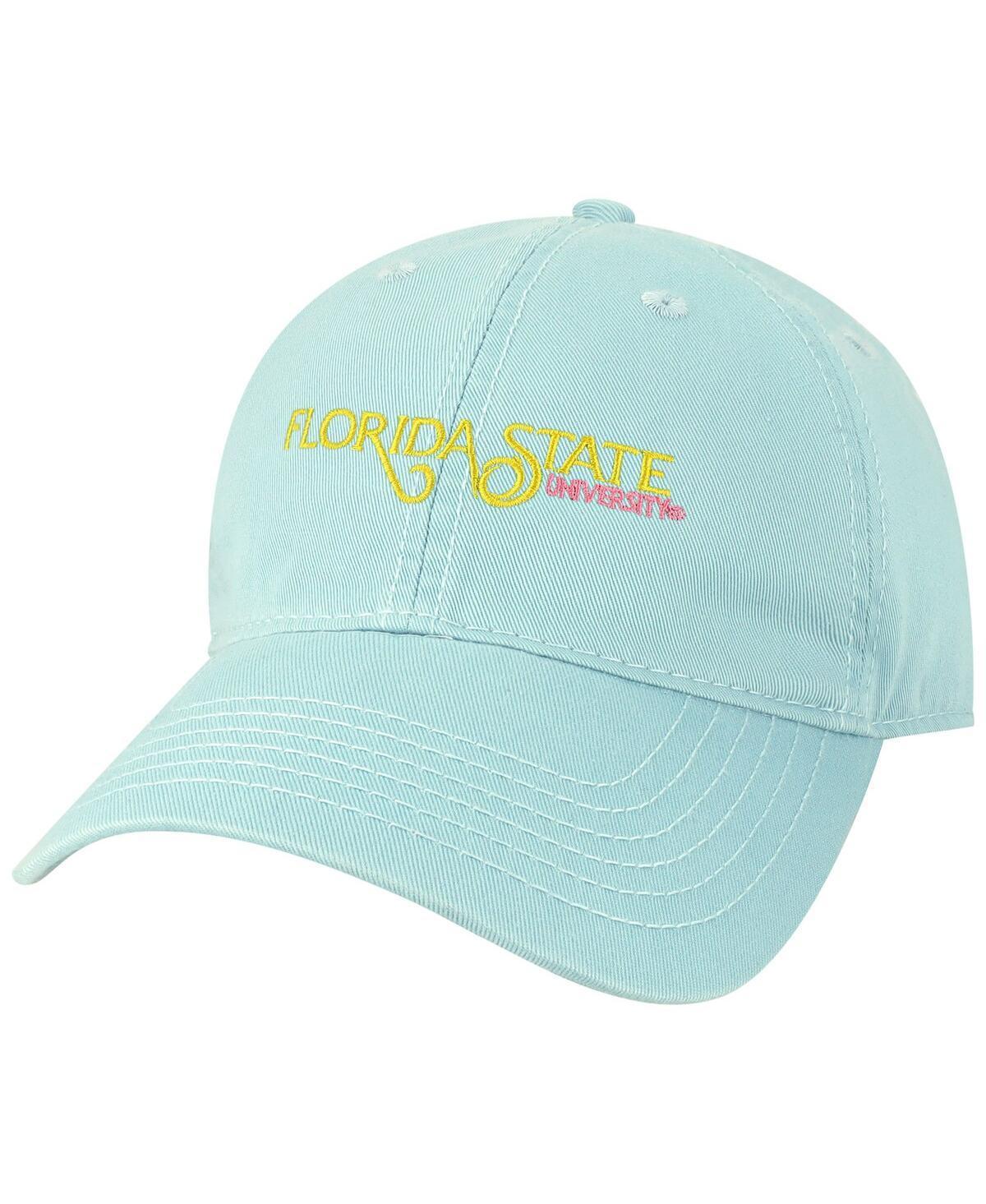 Men's League Collegiate Wear Teal Florida State Seminoles Beach Club Waves Relaxed Twill Adjustable Hat, Blue Product Image