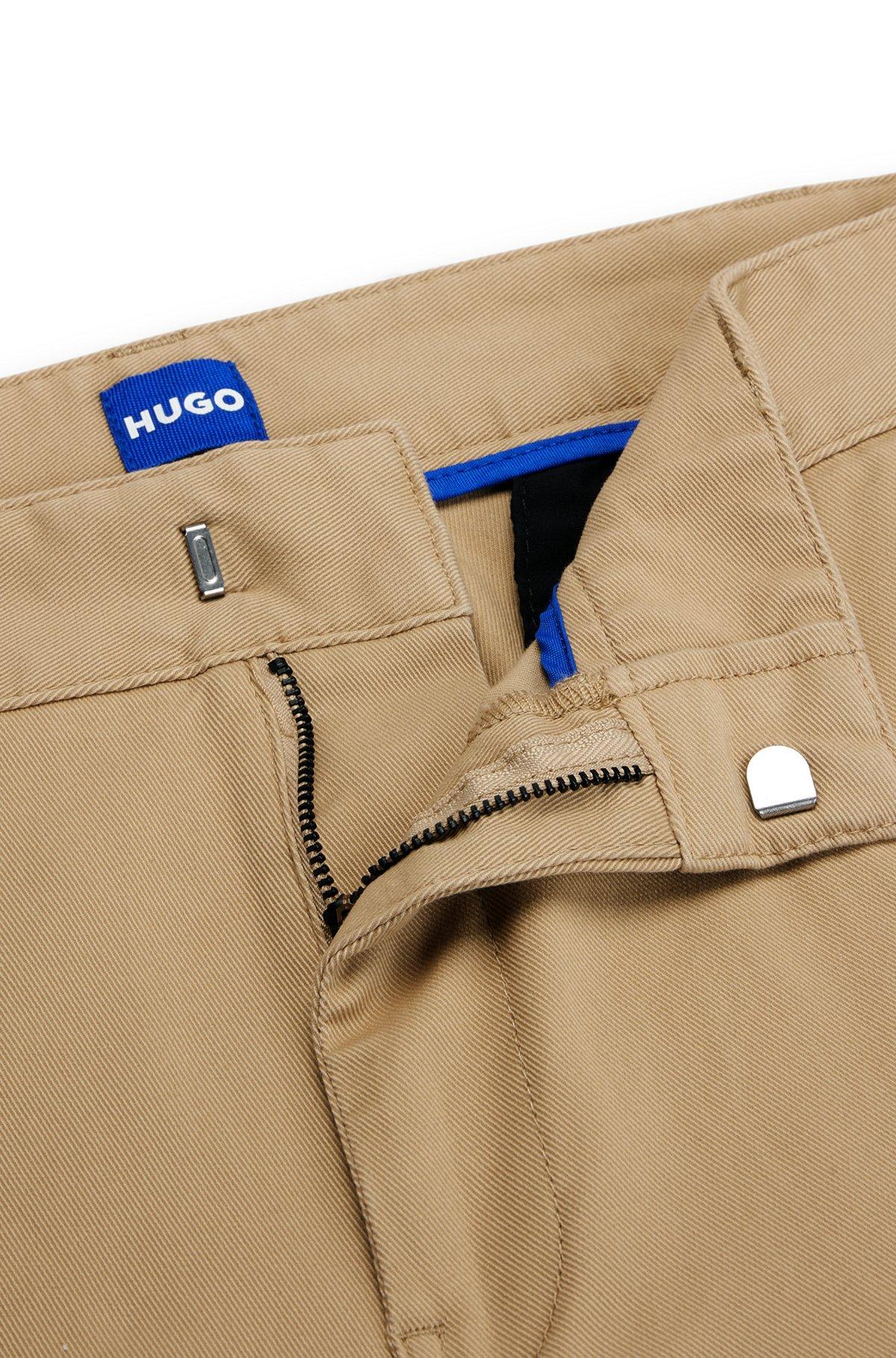 Baggy-fit trousers in cotton twill Product Image