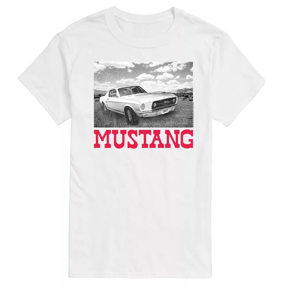 Mens Ford Mustang 1967 Vintage Graphic Tee Product Image