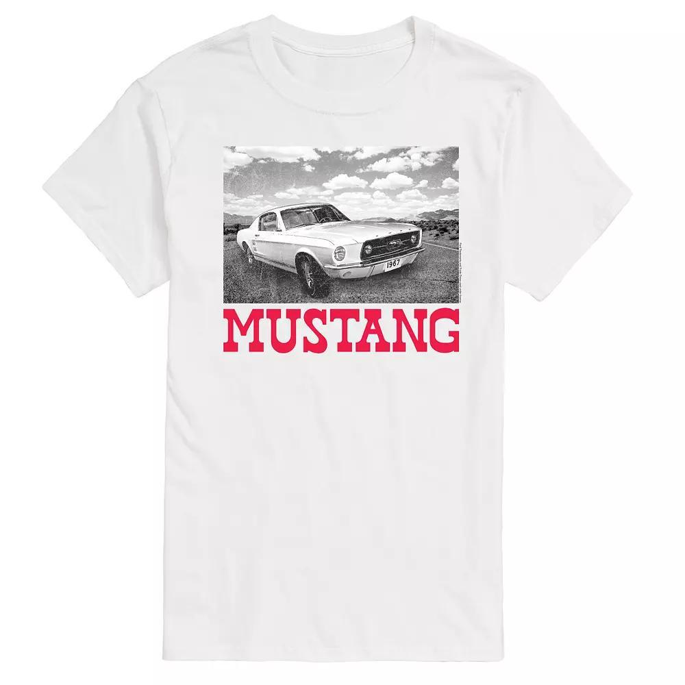 Mens Ford Mustang 1967 Vintage Graphic Tee Product Image