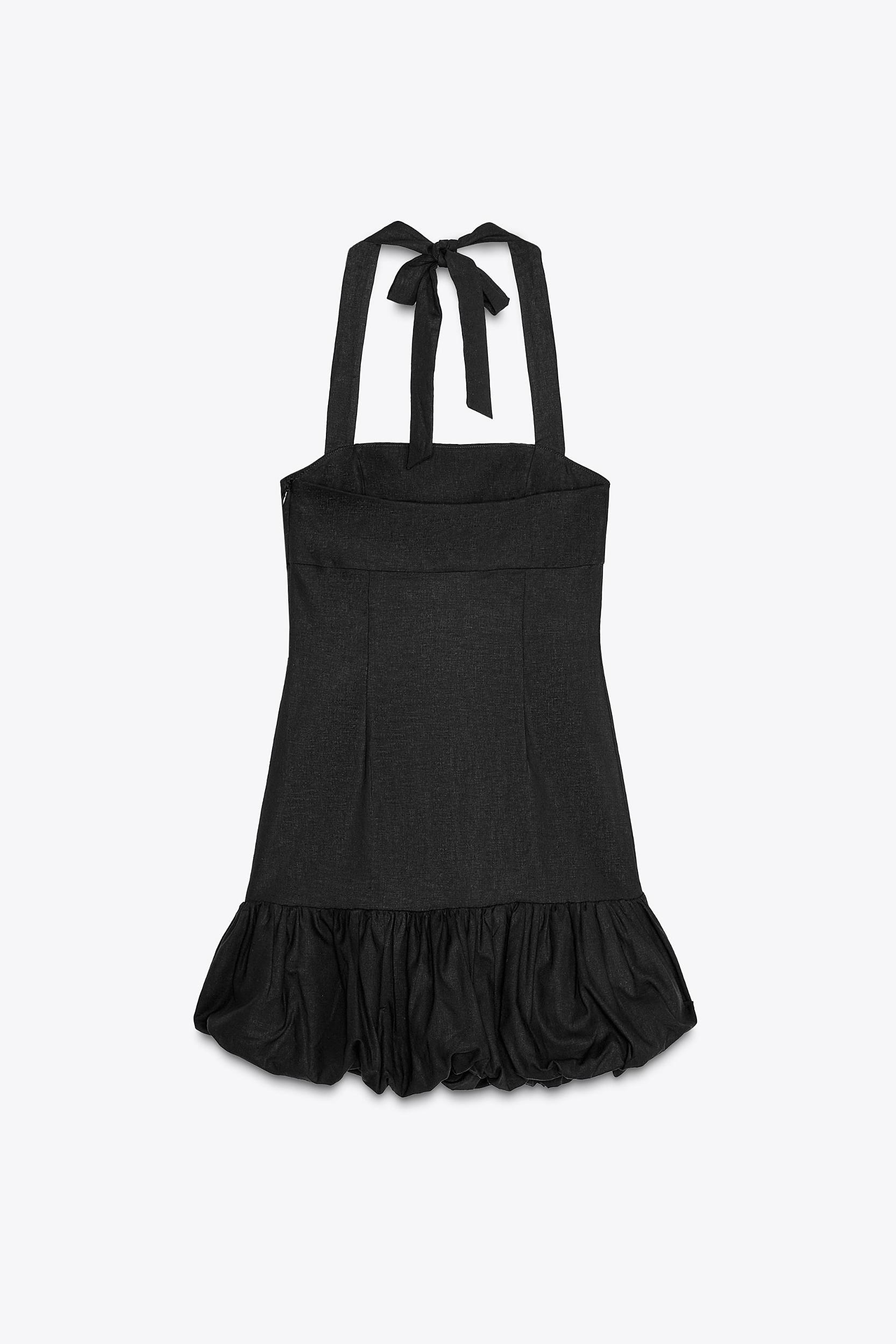 MINI DRESS WITH BUBBLE HEM Product Image