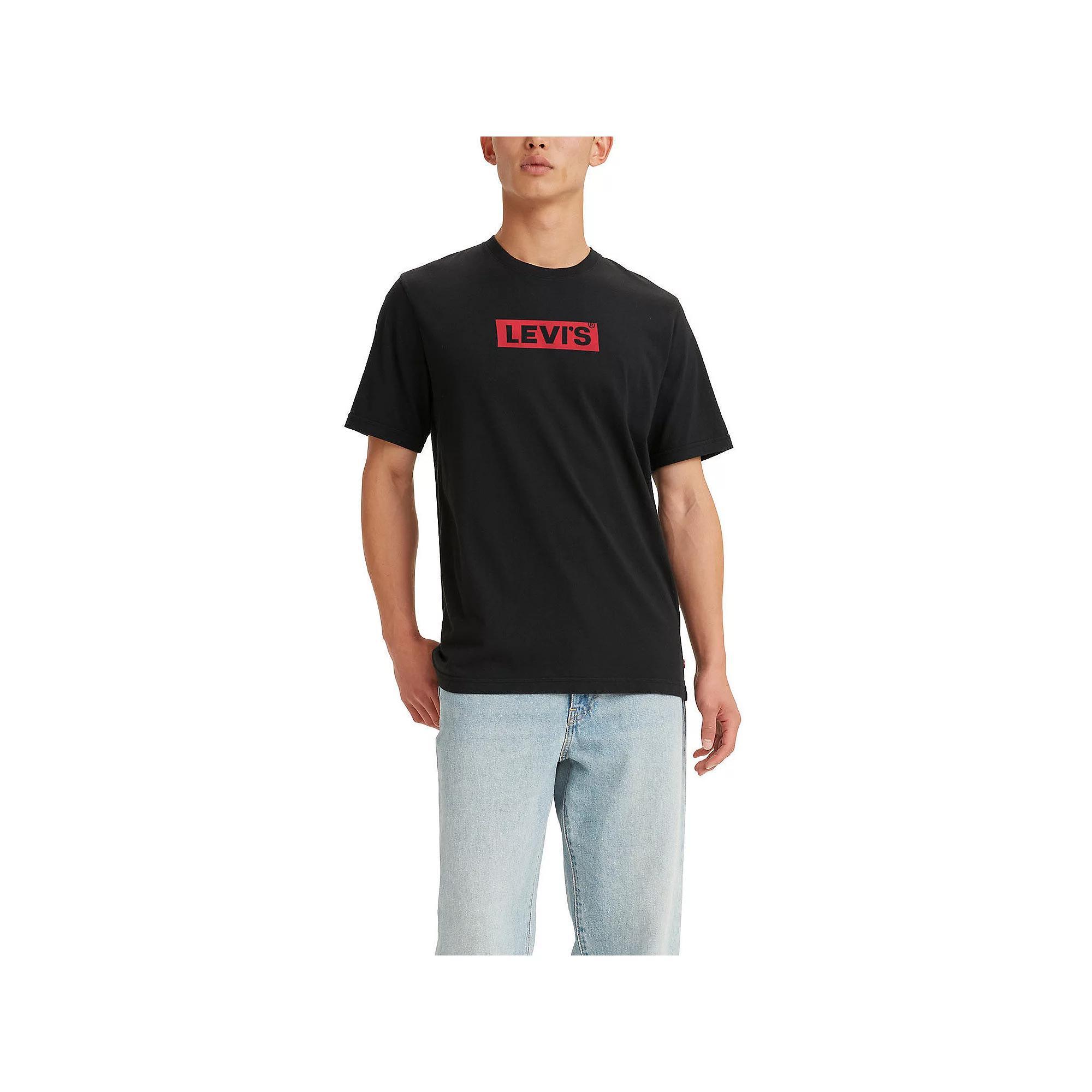 Men's Levi's® Relaxed-Fit Short-Sleeve Graphic Tee, Size: Medium, Black Product Image