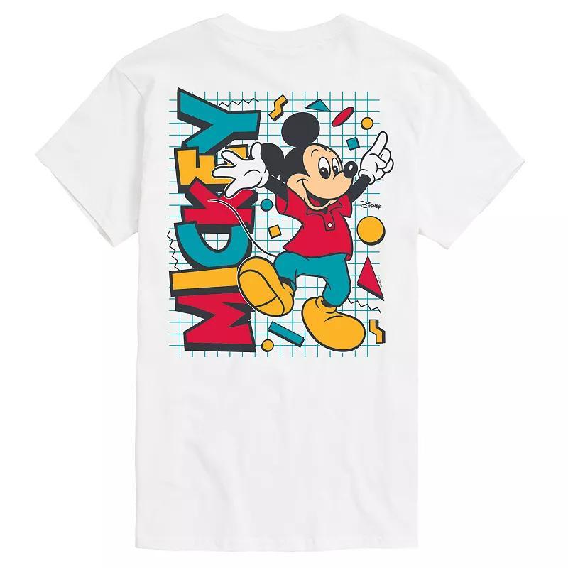 Disneys Mickey Mouse Mens Funky Retro Graphic Tee Product Image