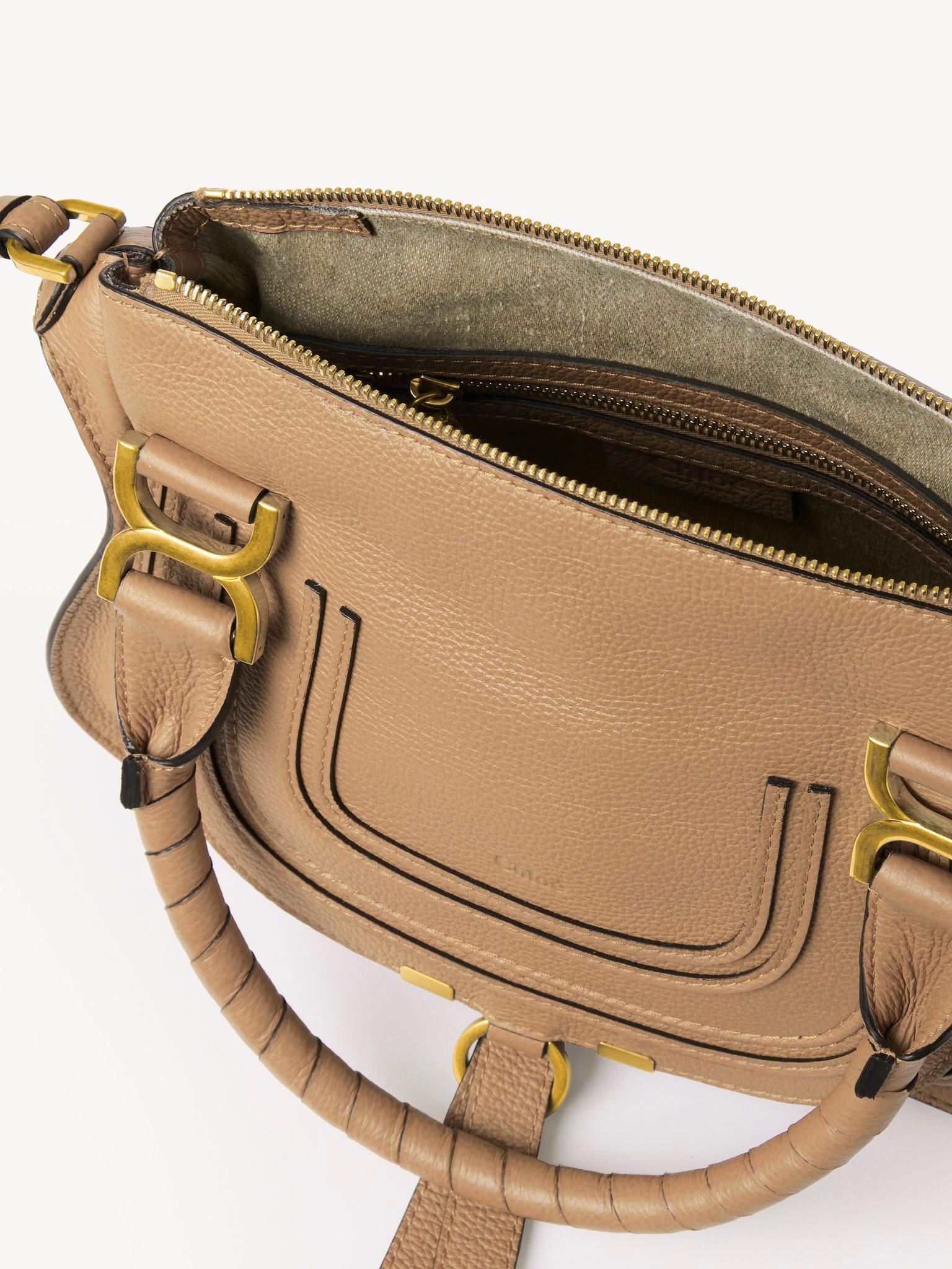 Small Marcie bag in grained leather Product Image