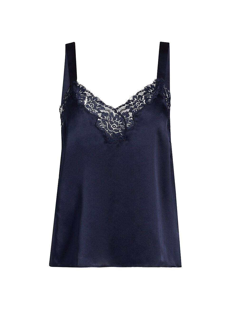 Womens Amora Silk Lace Camisole Product Image