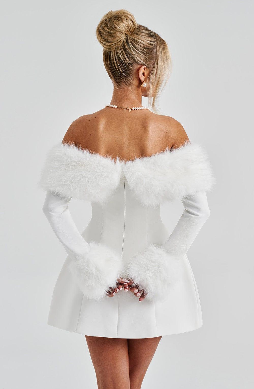 Villanelle Mini Dress - Ivory Product Image