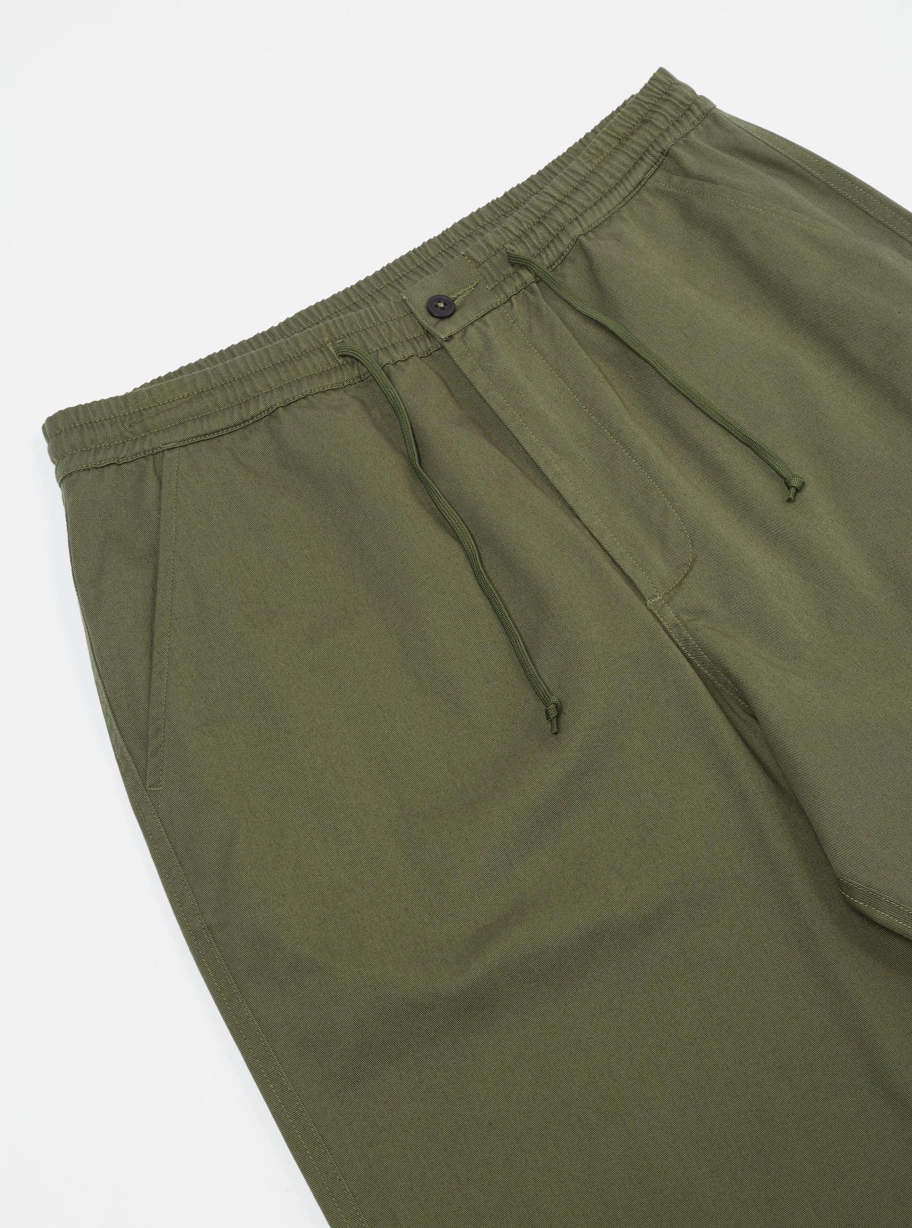 Universal Works Hi Water Trouser in Light Olive Twill Product Image