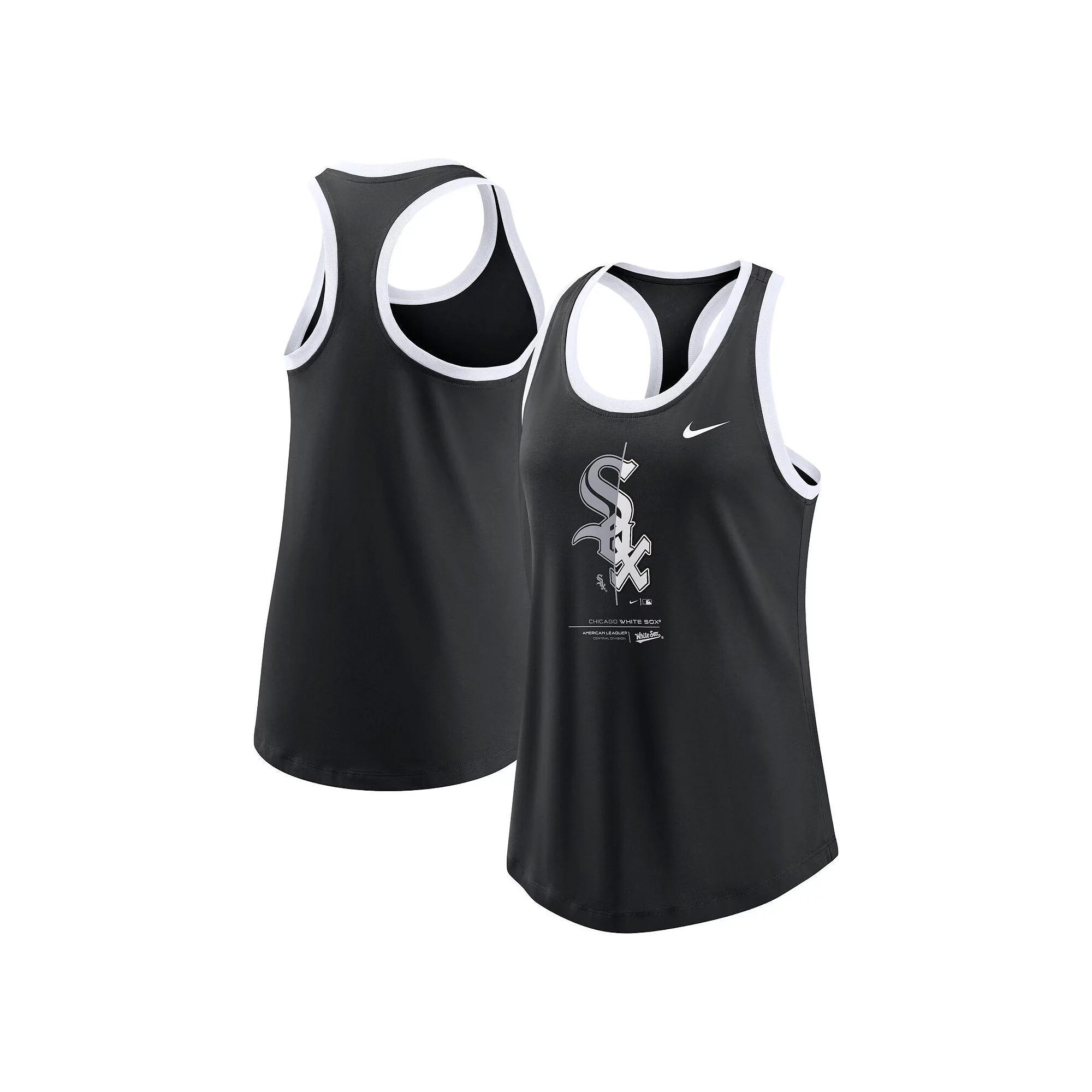 Women's Nike Black Chicago White Sox Tech Tank Top, Size: Large Product Image