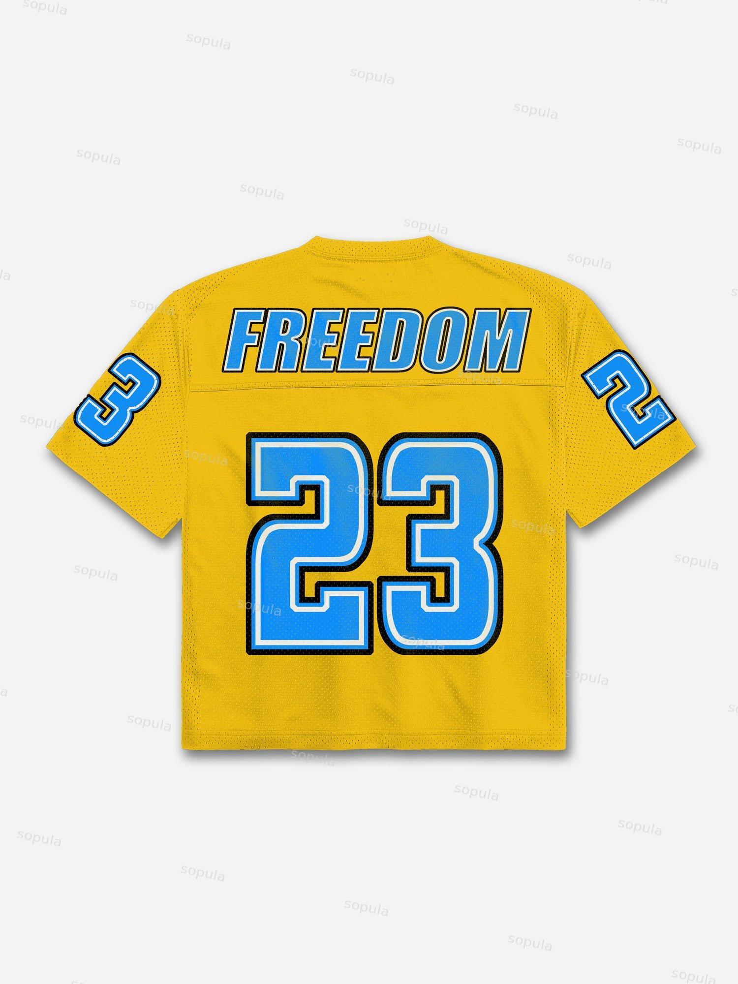 Freedom No.23 Print
Blokecore Mesh Football Jersey T-shirt Product Image