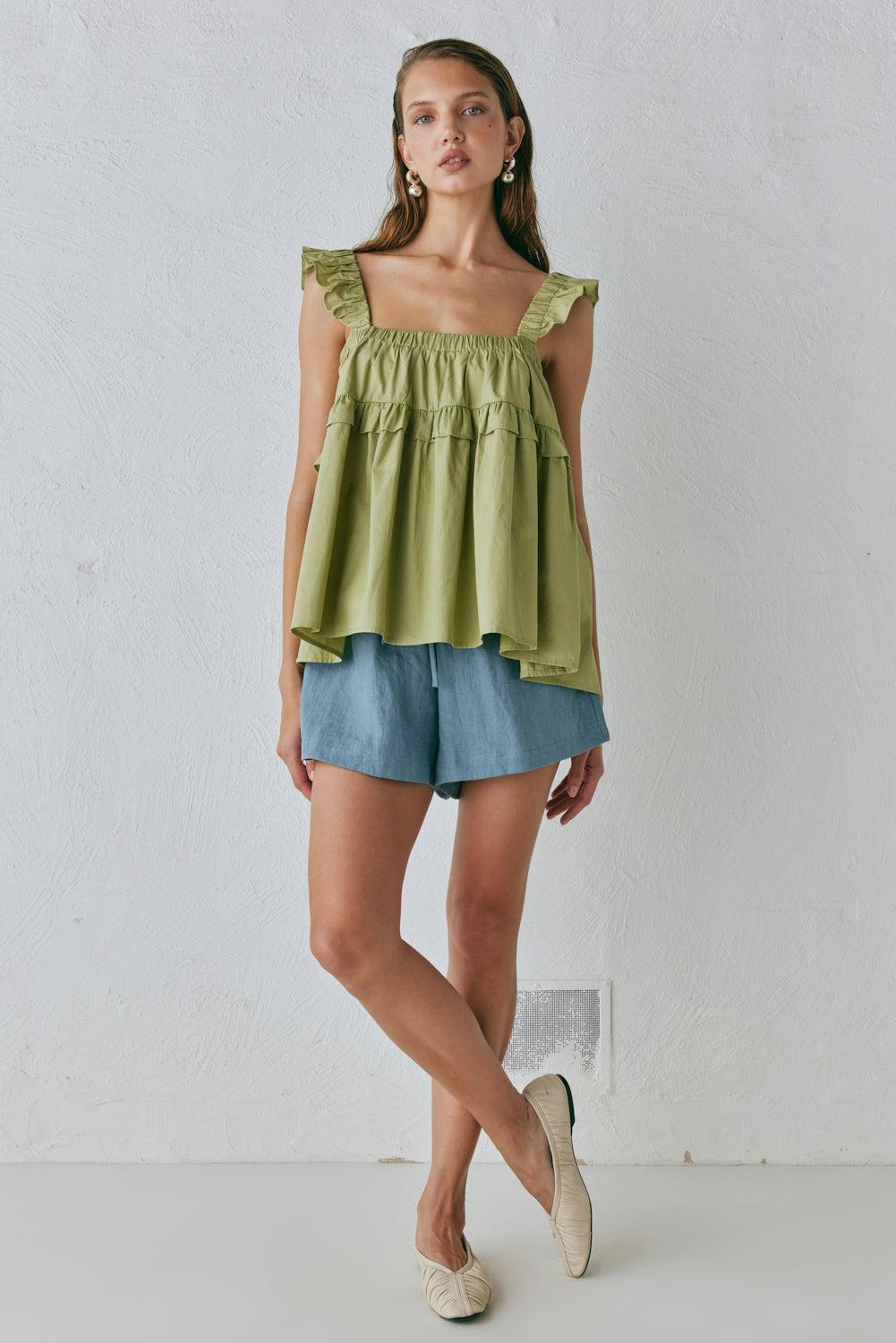Rossana Top Aloe Product Image