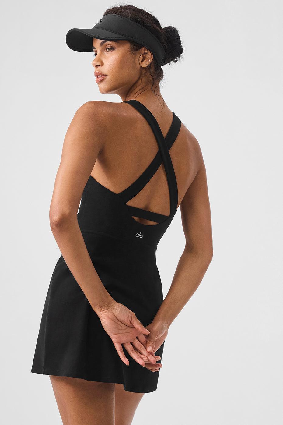 Alosoft Backspin Dress - Black Female Product Image