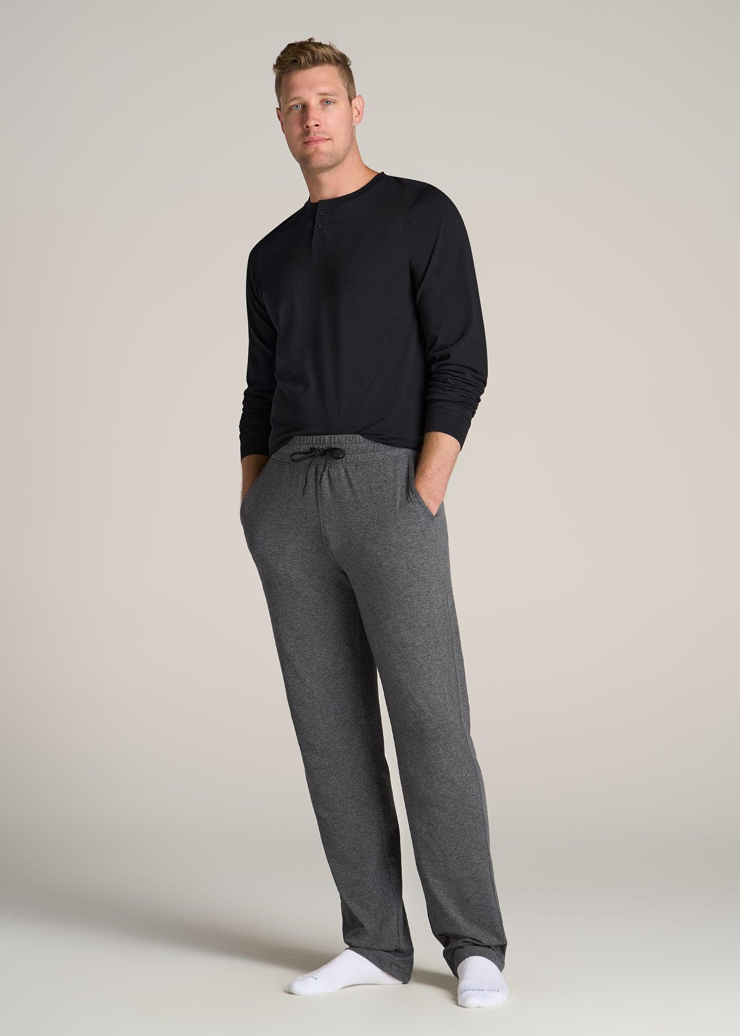 Weekender Stretch Men's Tall Lounge Pant in Charcoal Mix Product Image
