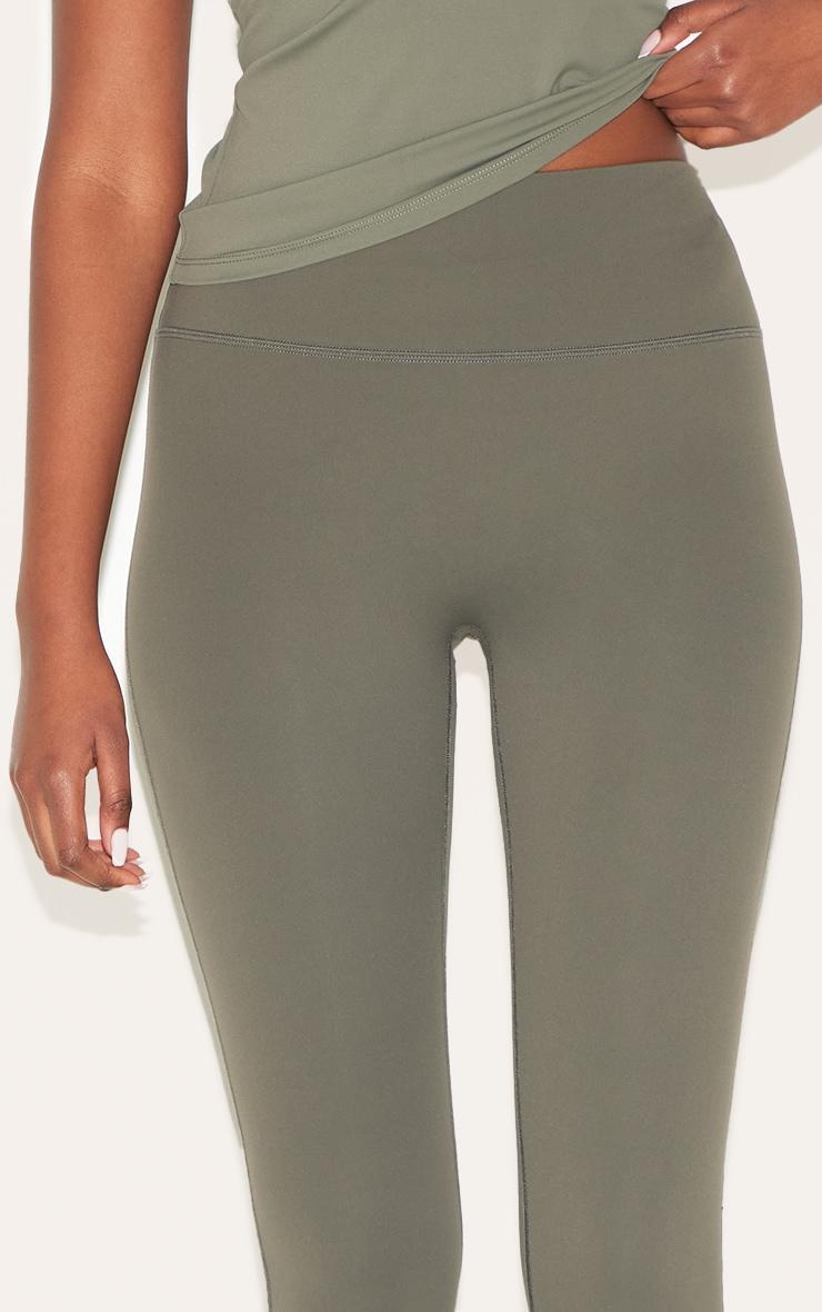 Dark Olive Ultimate Sculpt High Waist Gym Leggings Product Image